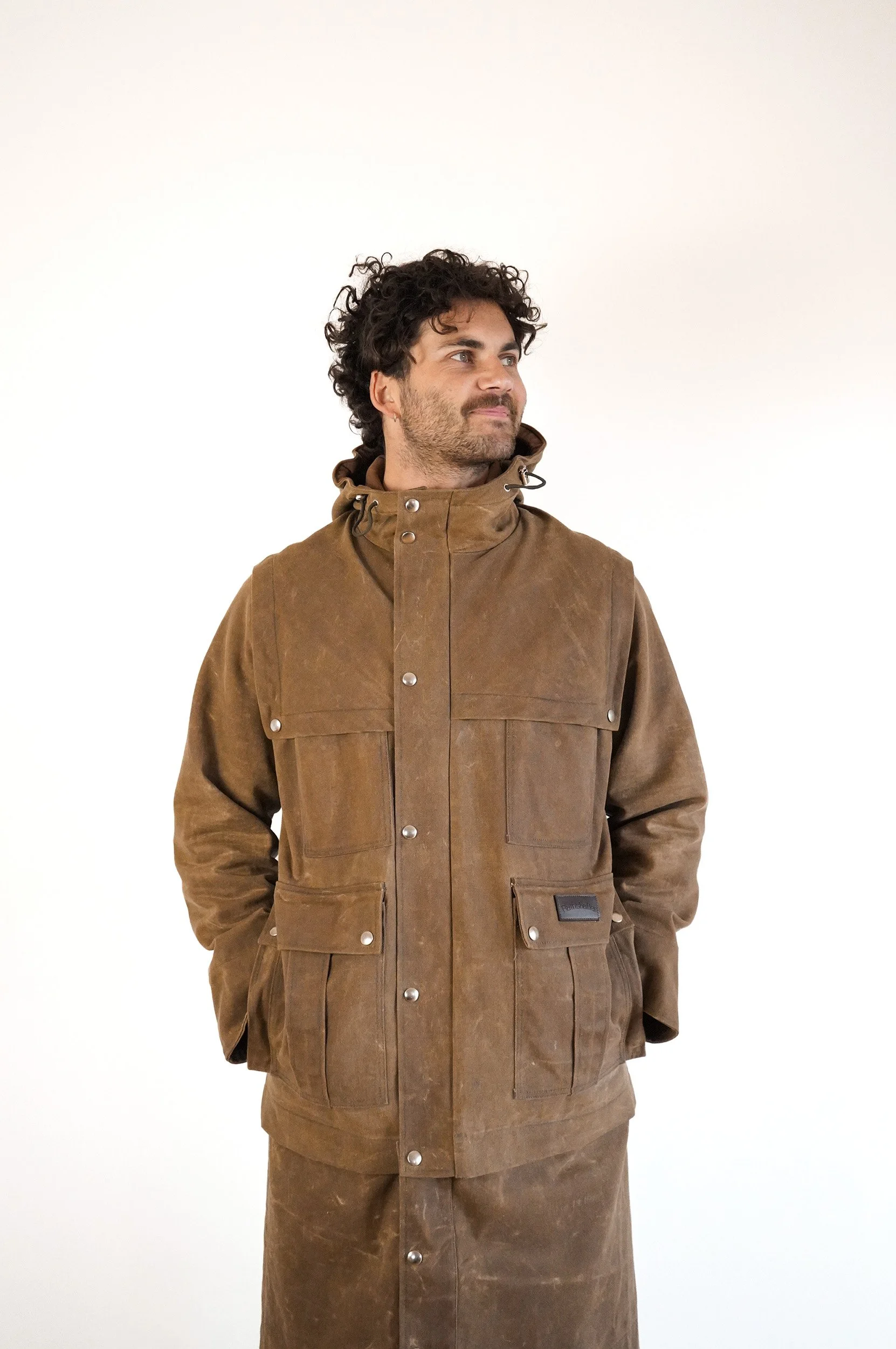 The Oilskin 'Rainshaker' Zip Off Coat (PRE-ORDER)