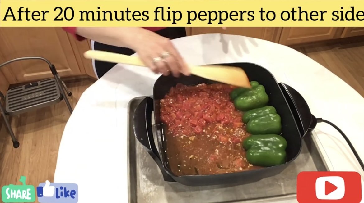 Stuffed Peppers with Meat/Rice Berber Style Sephardic Flavors | Jewish Mediterranean Food delicious this easy recipe is delicious and even beginner cooks can make.