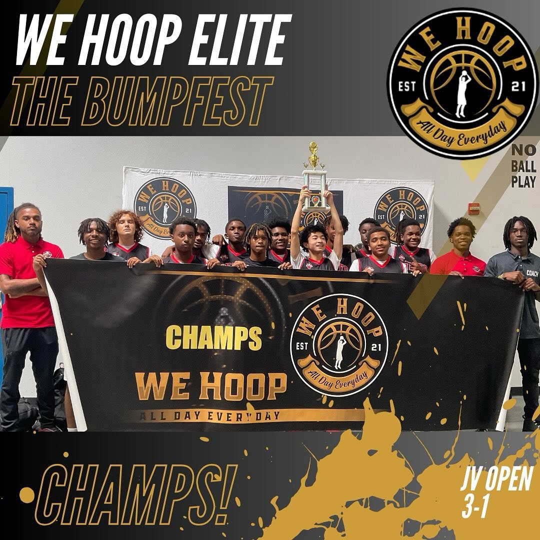 WE HOOP ELITE 8th ANNUAL THE BUMFEST CHAMPS🏆🏆

@novaunited1basketball 

LINK IN BIO!!

#wehoopelite  #photooftheday #explore #explorepage #exploremore #basketball #aaubasketball #ballislife #overtime #nikebasketball #adidasbasketball #pumabasketbal
