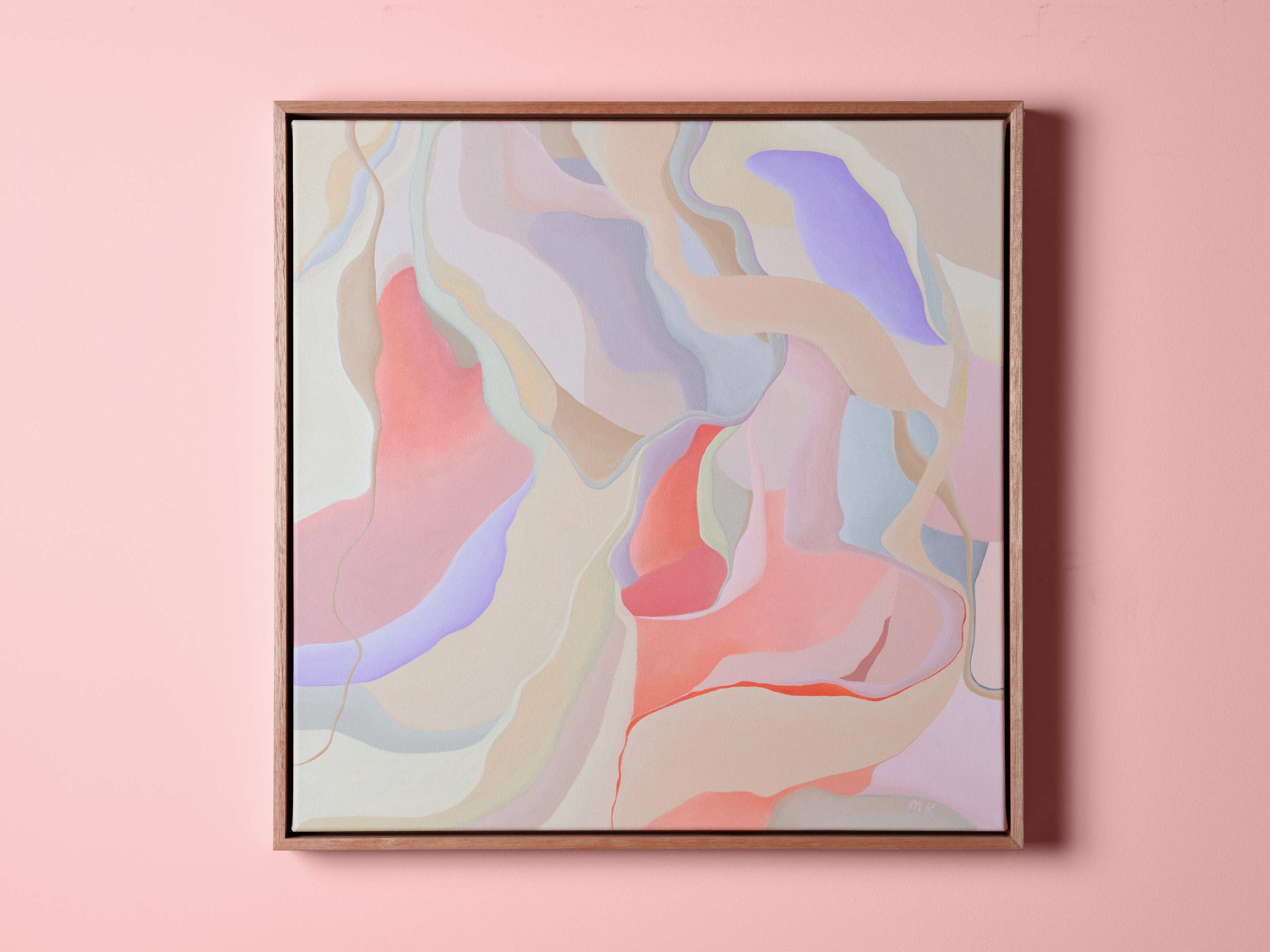 To Unify With The Field by Artist Melinda King hanging on the wall.jpg