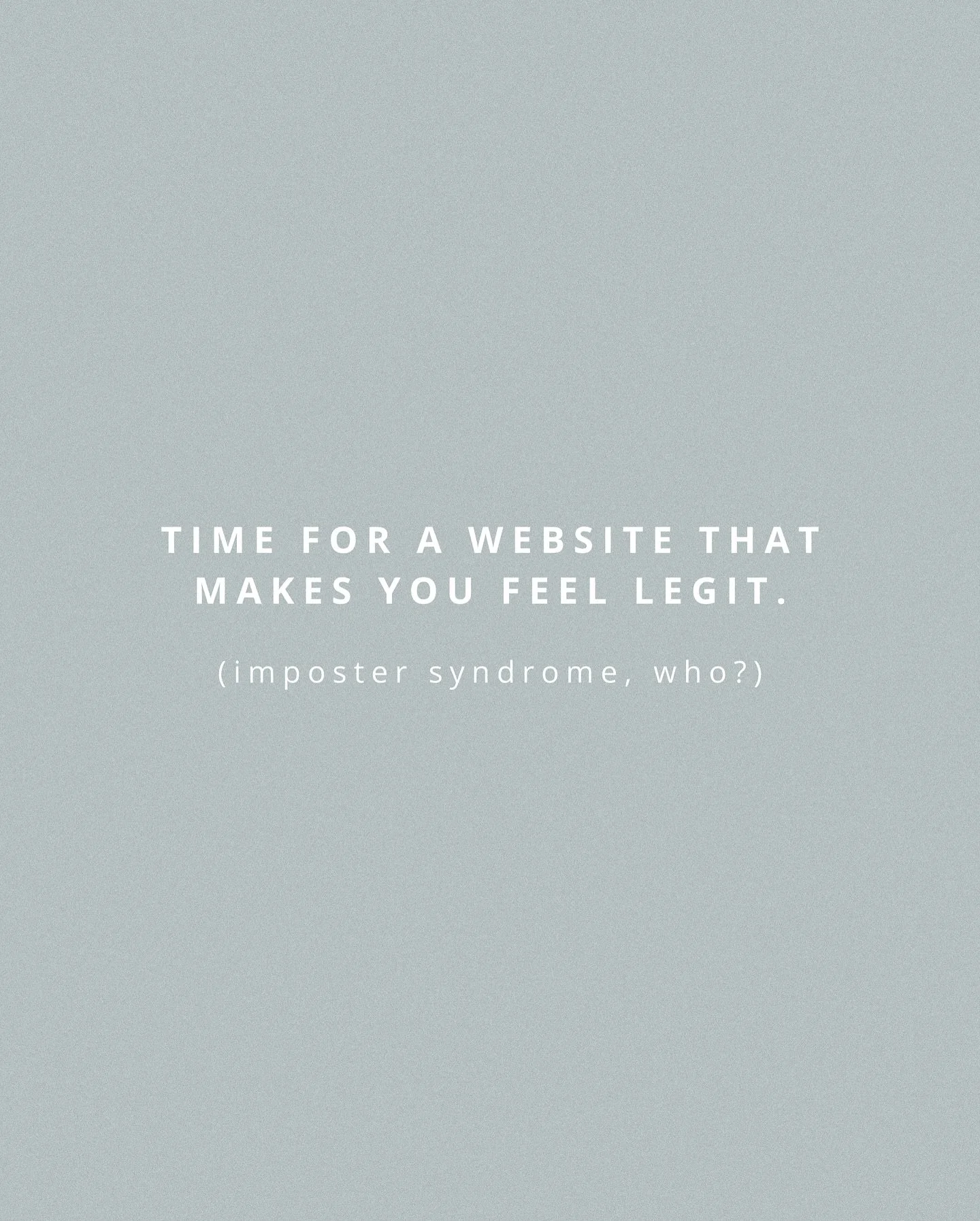 Nothing boosts confidence for a small biz owner quite like a fresh website upgrade 💃

It&rsquo;s one thing to be a pro at your craft&mdash; it&rsquo;s another to look and feel like one 😎

An editorial brand always screams professionalism to me, whi