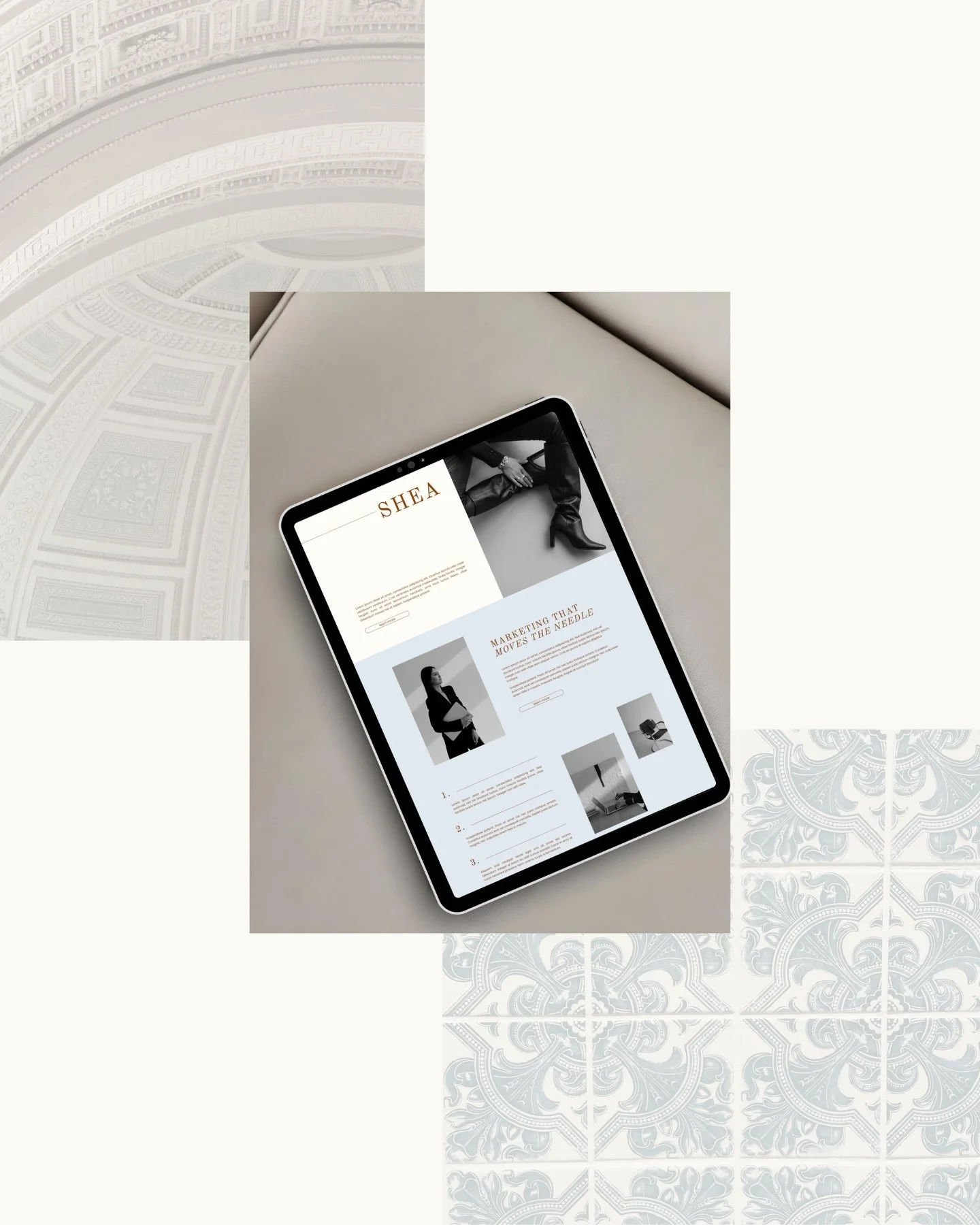 Sneak peek at something new 💭🛋️

SHEA is a sleek editorial template designed to bring effortless professionalism to your online presence. Clean lines, soft energy, and just the right amount of polish ✨

Stay tuned&mdash;she&rsquo;ll be yours soon !