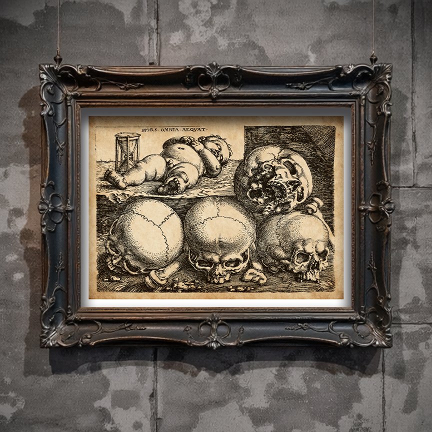 Dead Child with Four Skulls - 1502