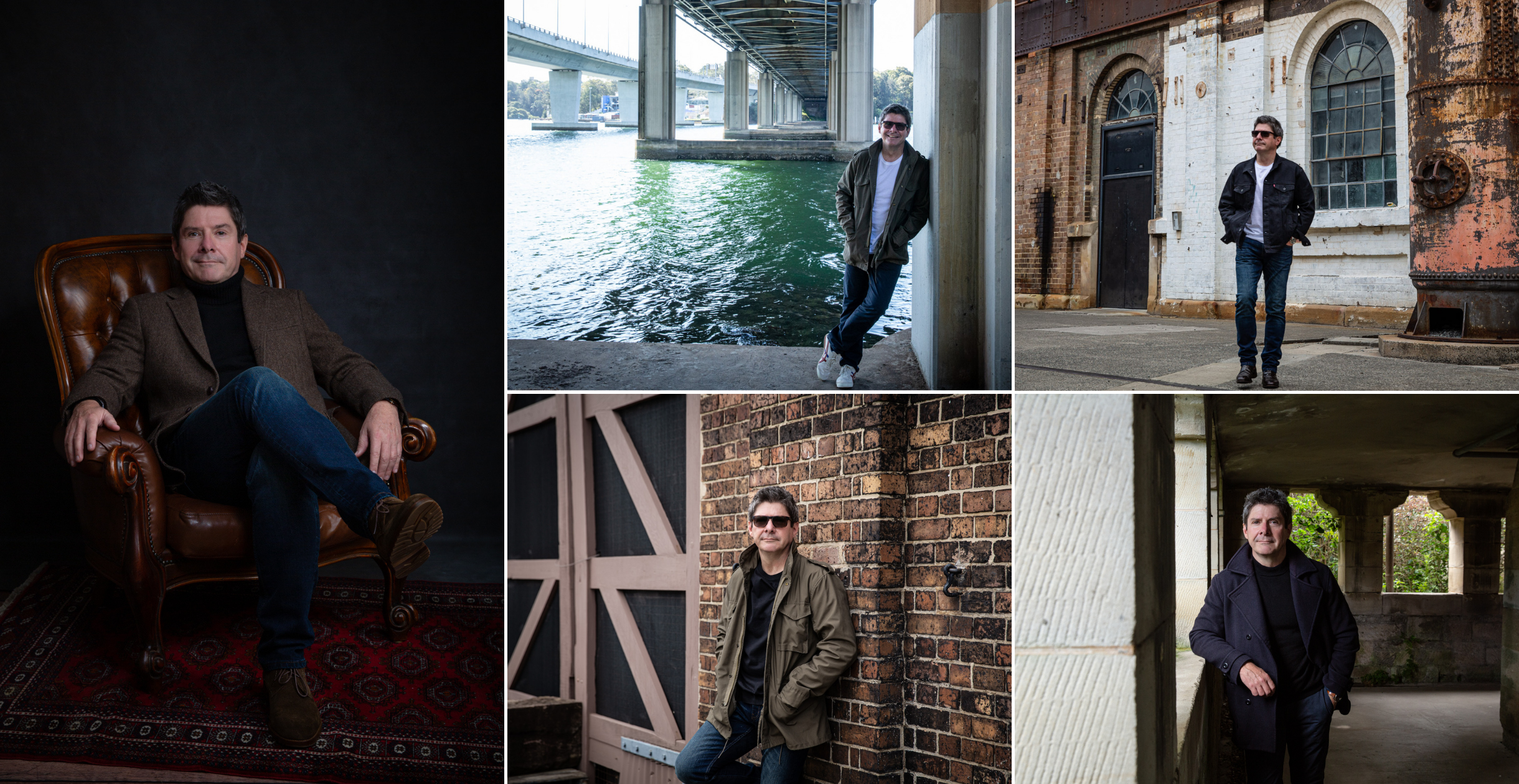 Personal branding photography featuring multiple outfits and looks, creating a versatile collection of professional images for business and marketing.