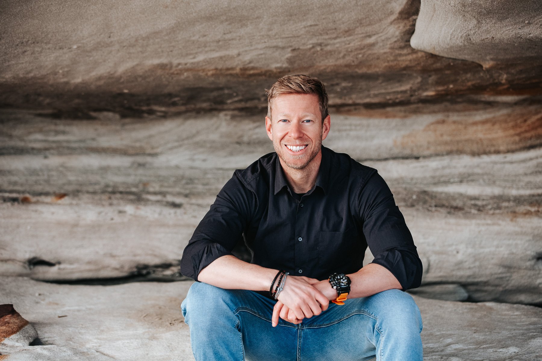 Professional business headshot in Sydney, highlighting the importance of updating your LinkedIn profile photo to reflect your current professional image.