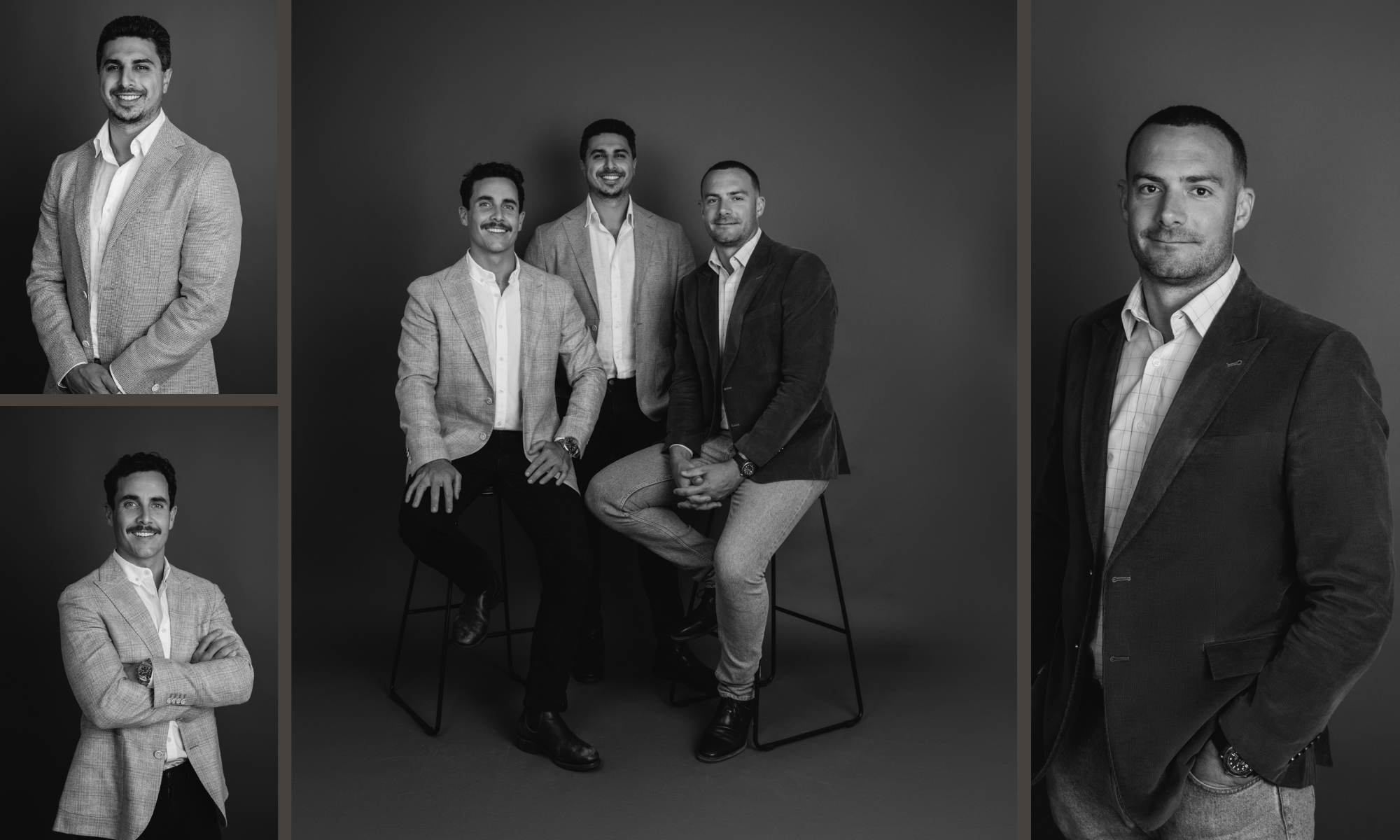 Professional corporate headshot photographed in a Sydney studio with clean lighting and a polished background.