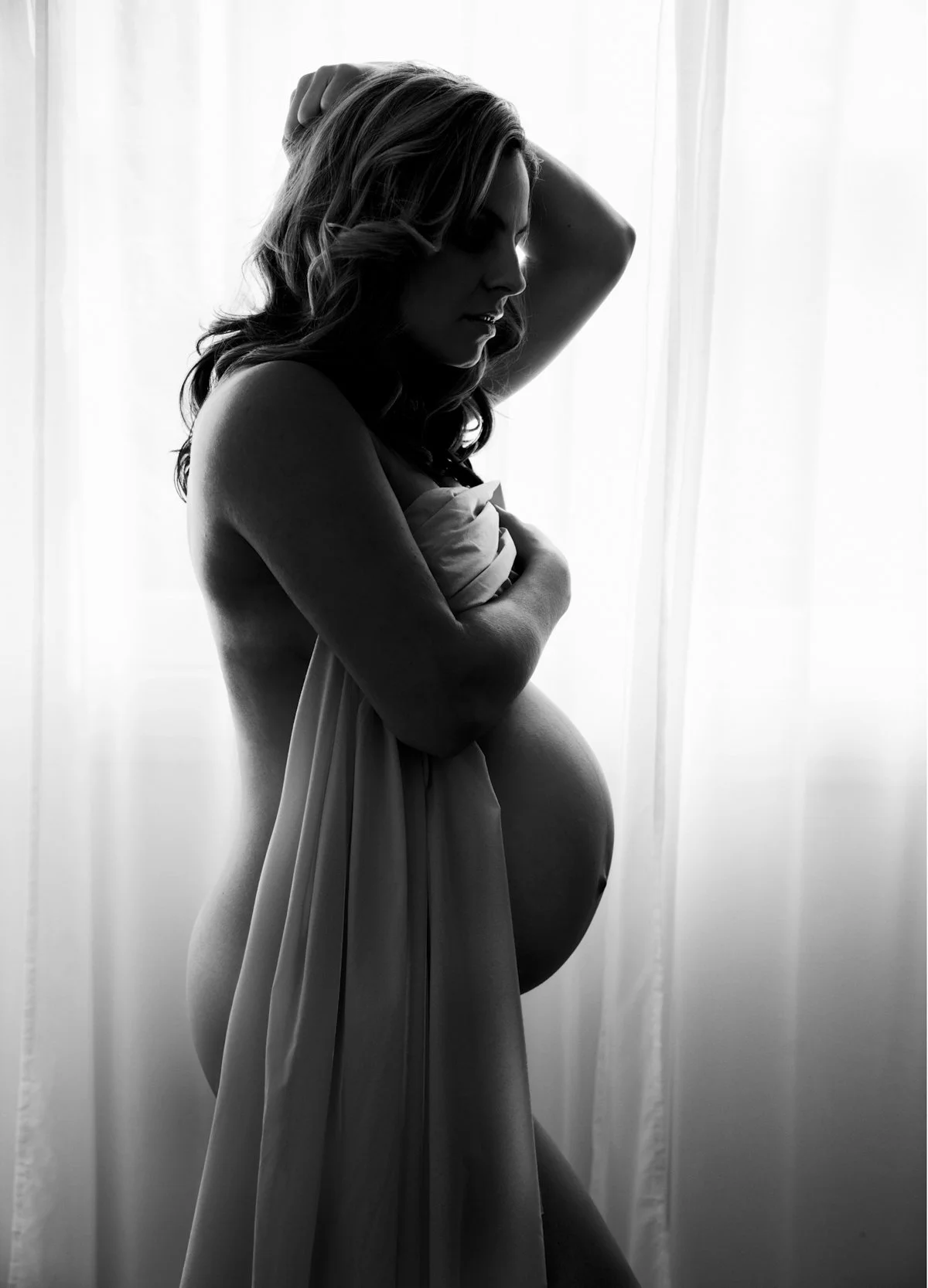 Maternity Photoshoot with Hair and Makeup