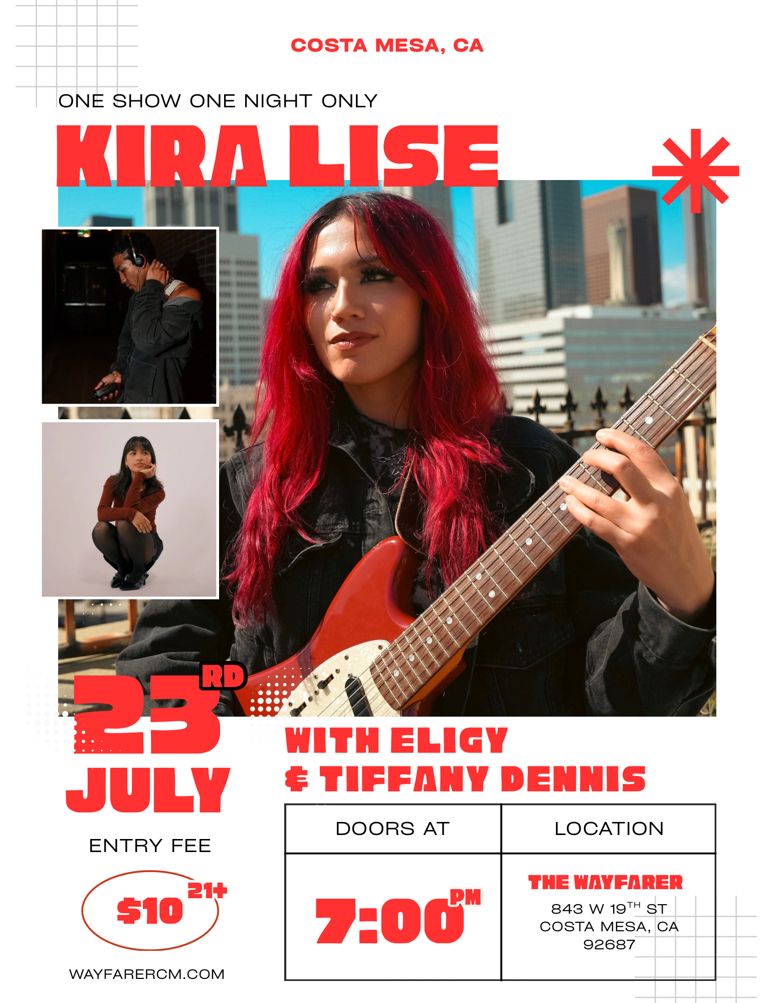 Kira Lise w/ Elegy + Tiffany Dennis