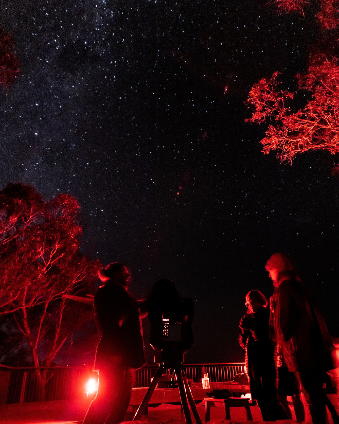 Montblu stargazing experience night sky