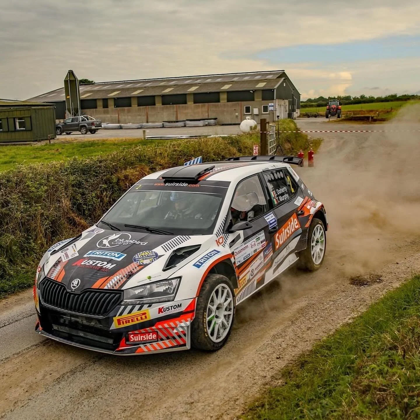 Not the best day at the office for us at The Stonethrowers Rally last weekend 👀

Struggling with electrical and a few other smaller issue&rsquo;s the best we could manage was 5th Overall. A special thanks to @candmmotorsport for helping us out with 