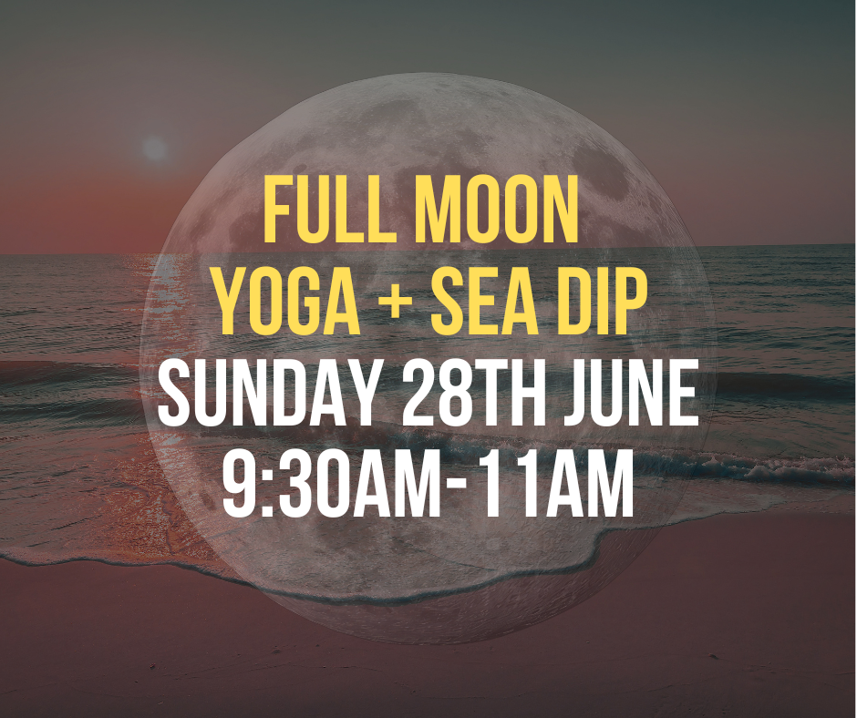 Full Moon in Capricorn Beach Yoga + Sea Dip
