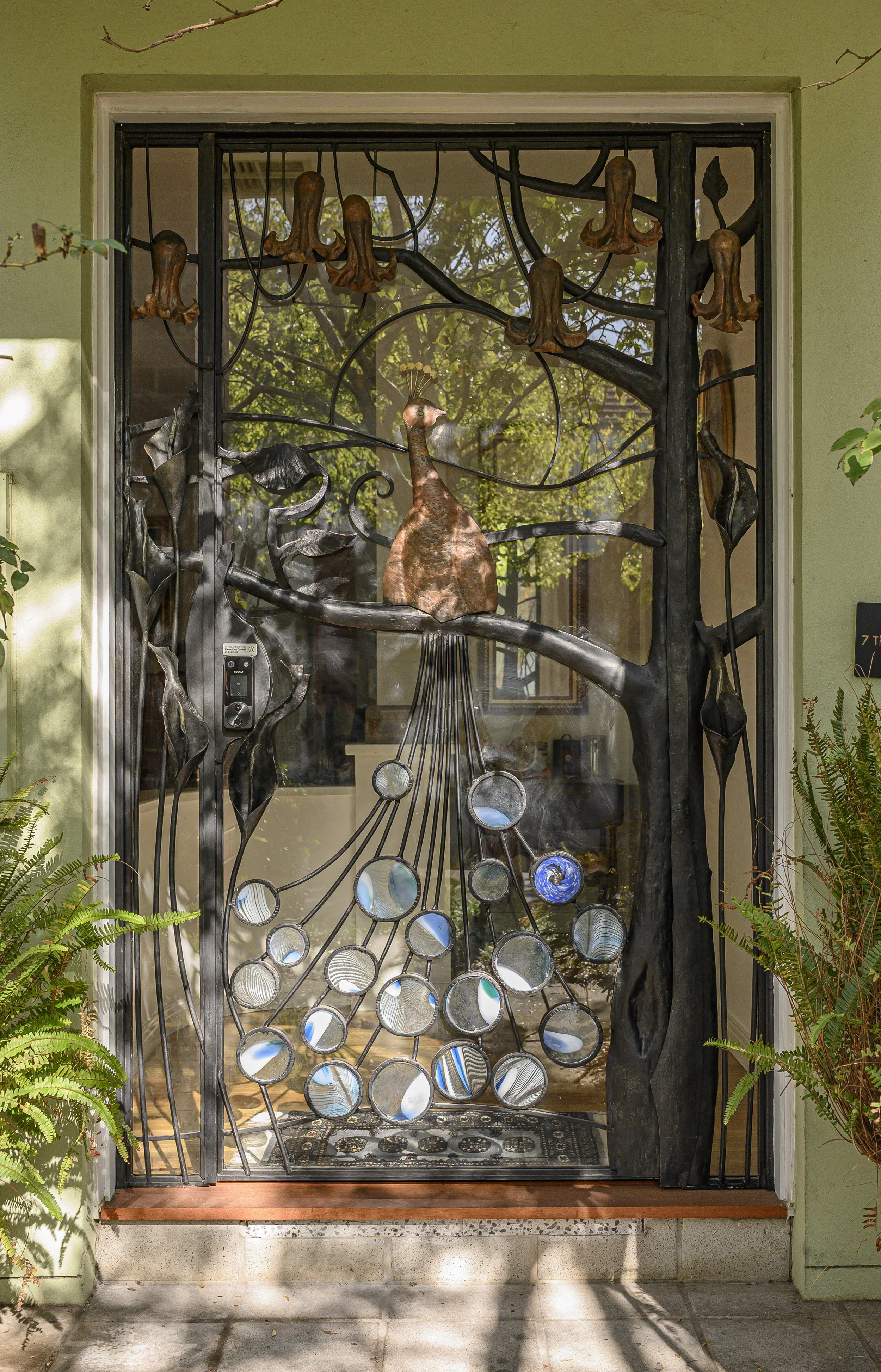 Peacock Door 
