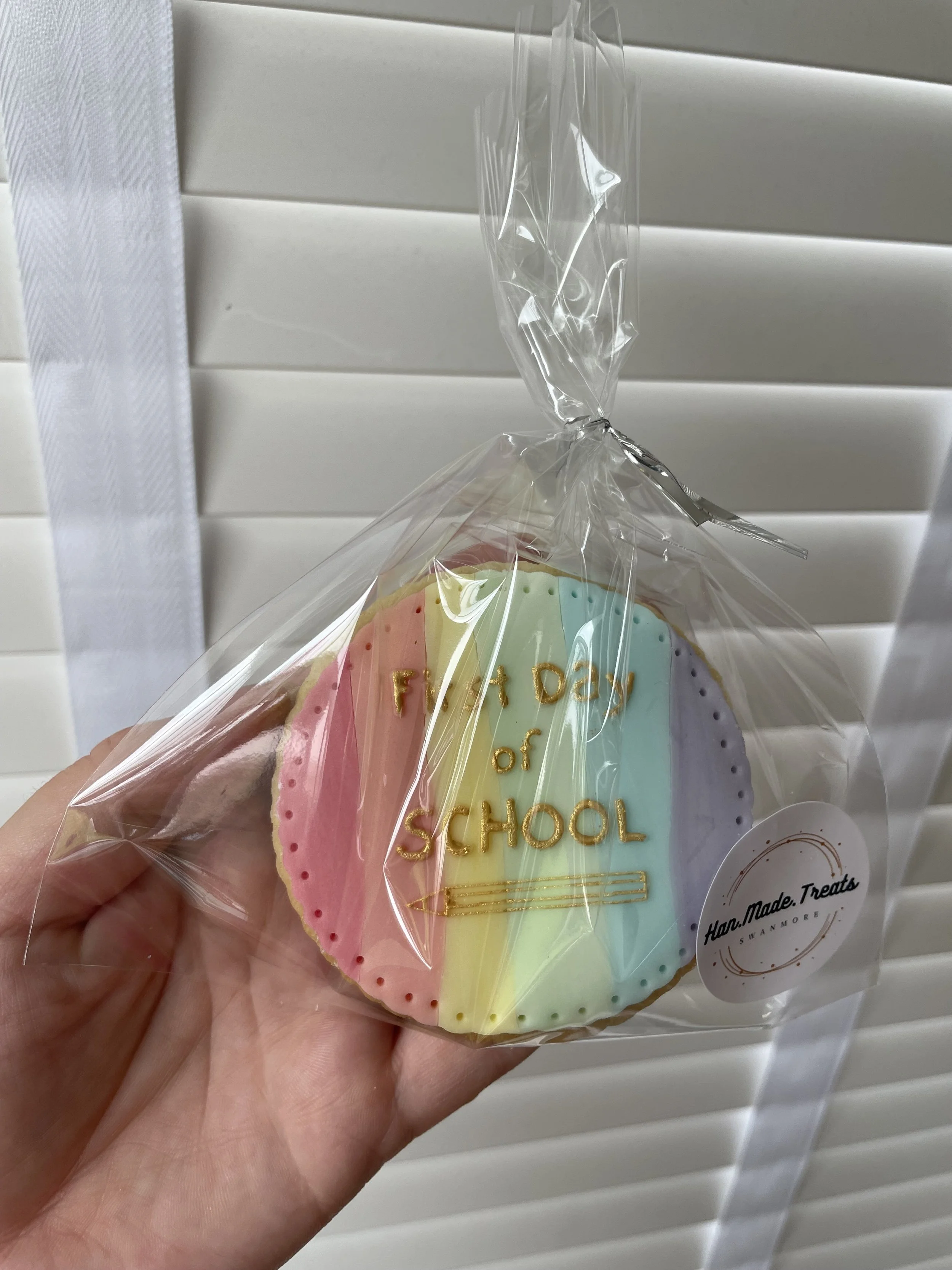'First Day of School' Shortbread Biscuit - £3