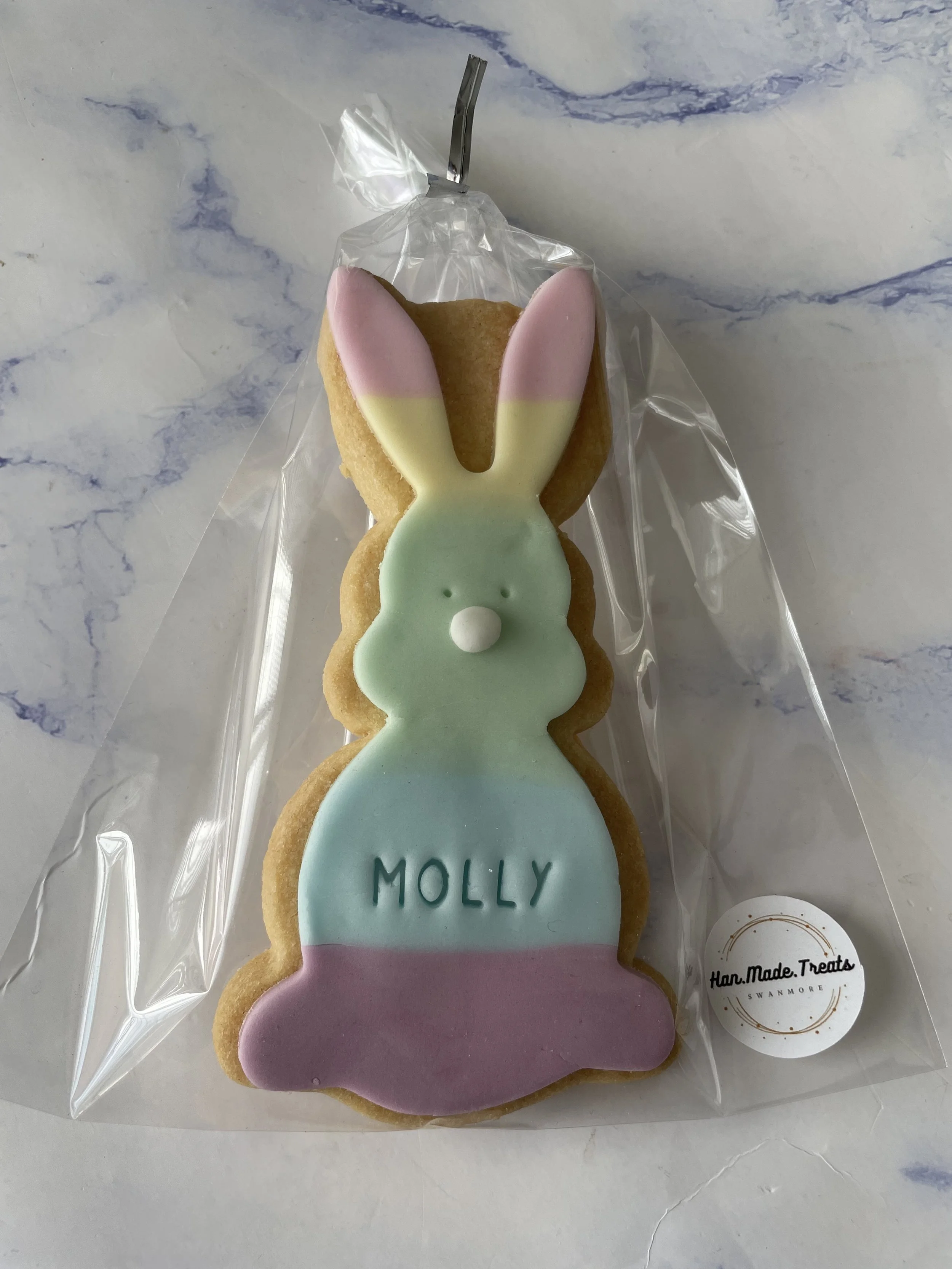 Personalised Bunny Biscuit - £3.50