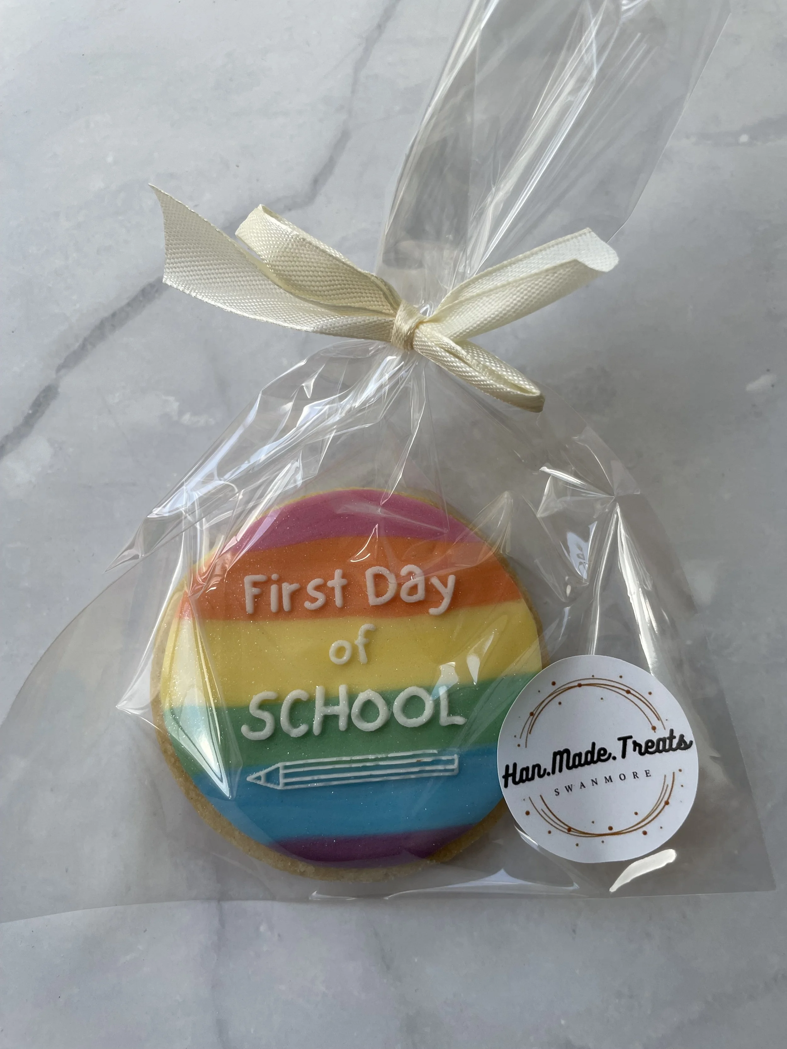 'First Day of School' Shortbread Biscuit - £3