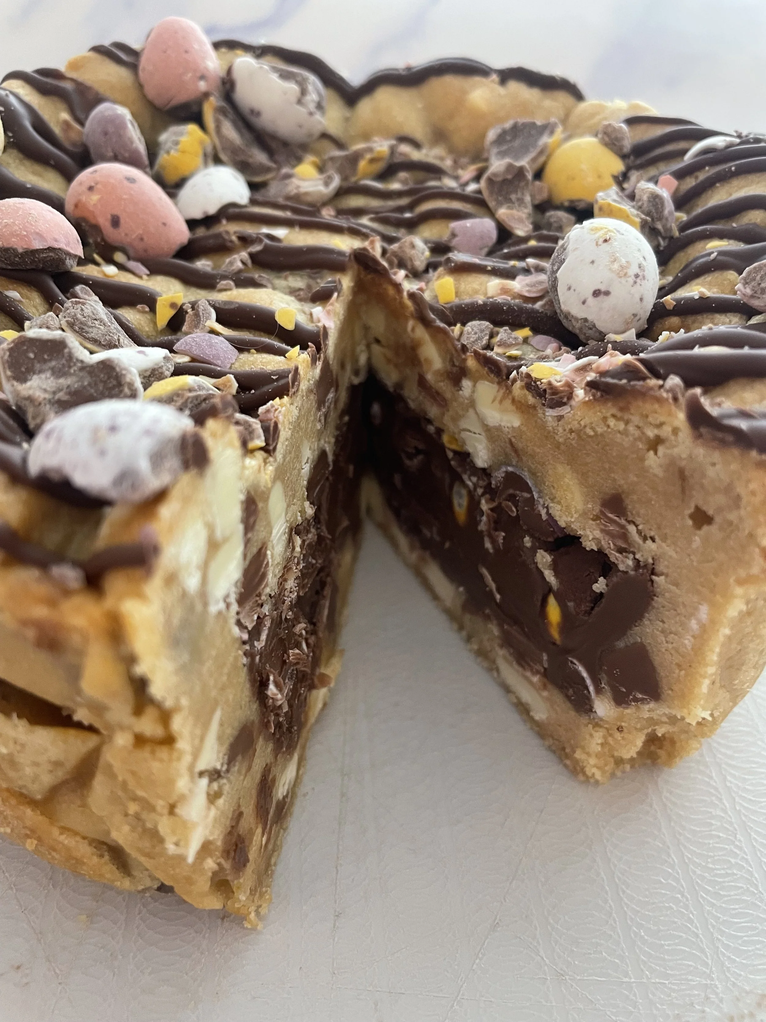 Mini Egg Cookie Pie - 6 inch - approx 8-10 portions - £24