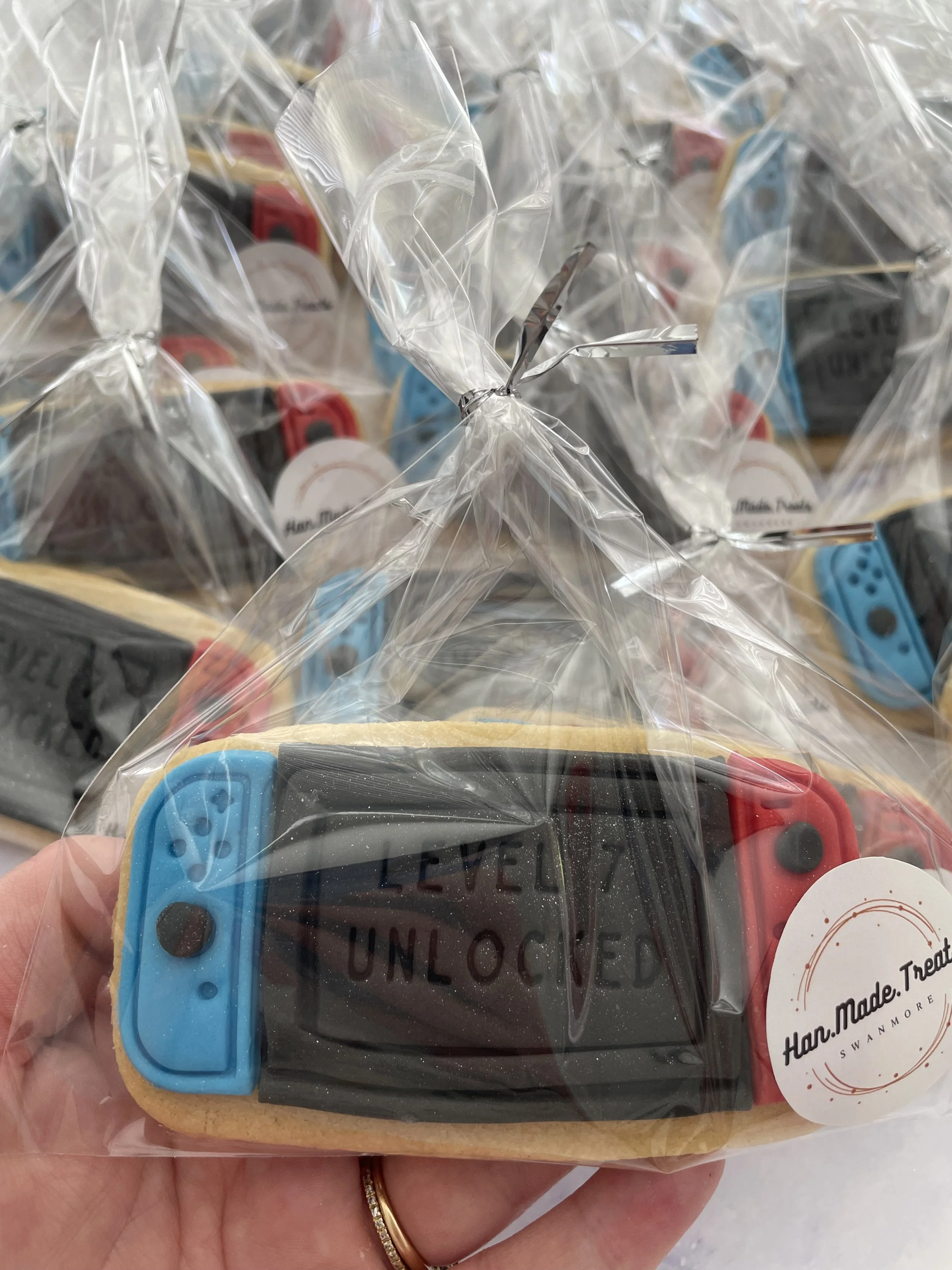 Personalised Switch - Shortbread Party Favours from £2.50 per bag (minimum order 10)