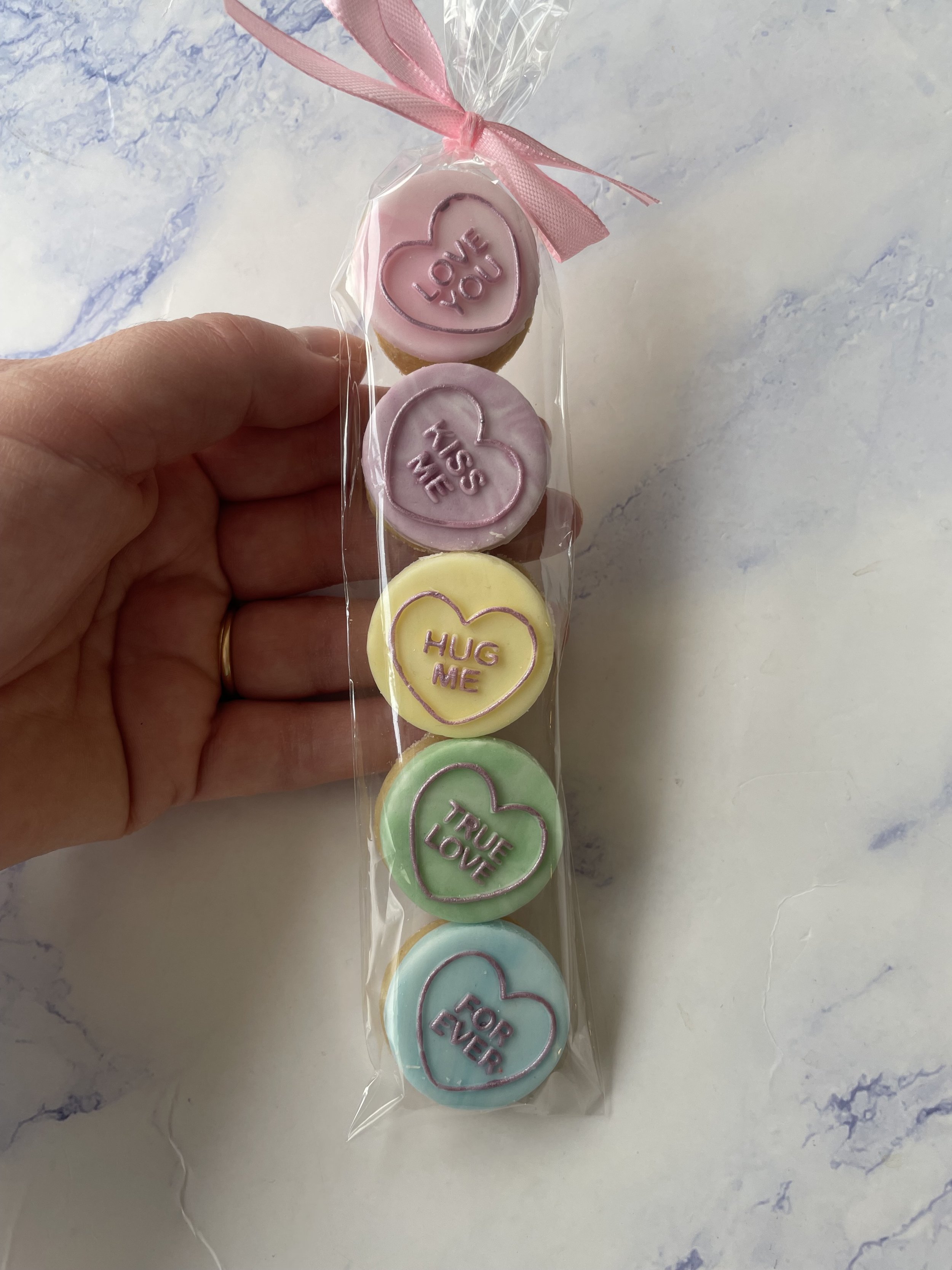Love Hearts - Shortbread Party Favours from £4 per bag (minimum order 8)