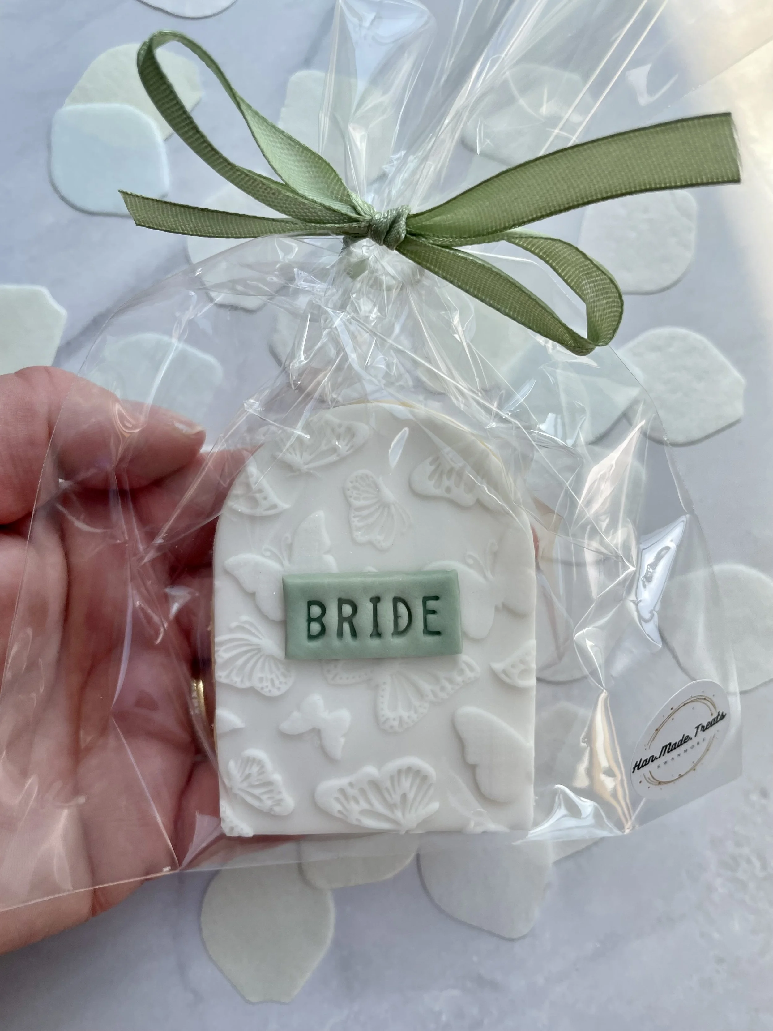Shortbread Placename - each biscuit personalised with your guests names. From £3.50 each. Min order 30