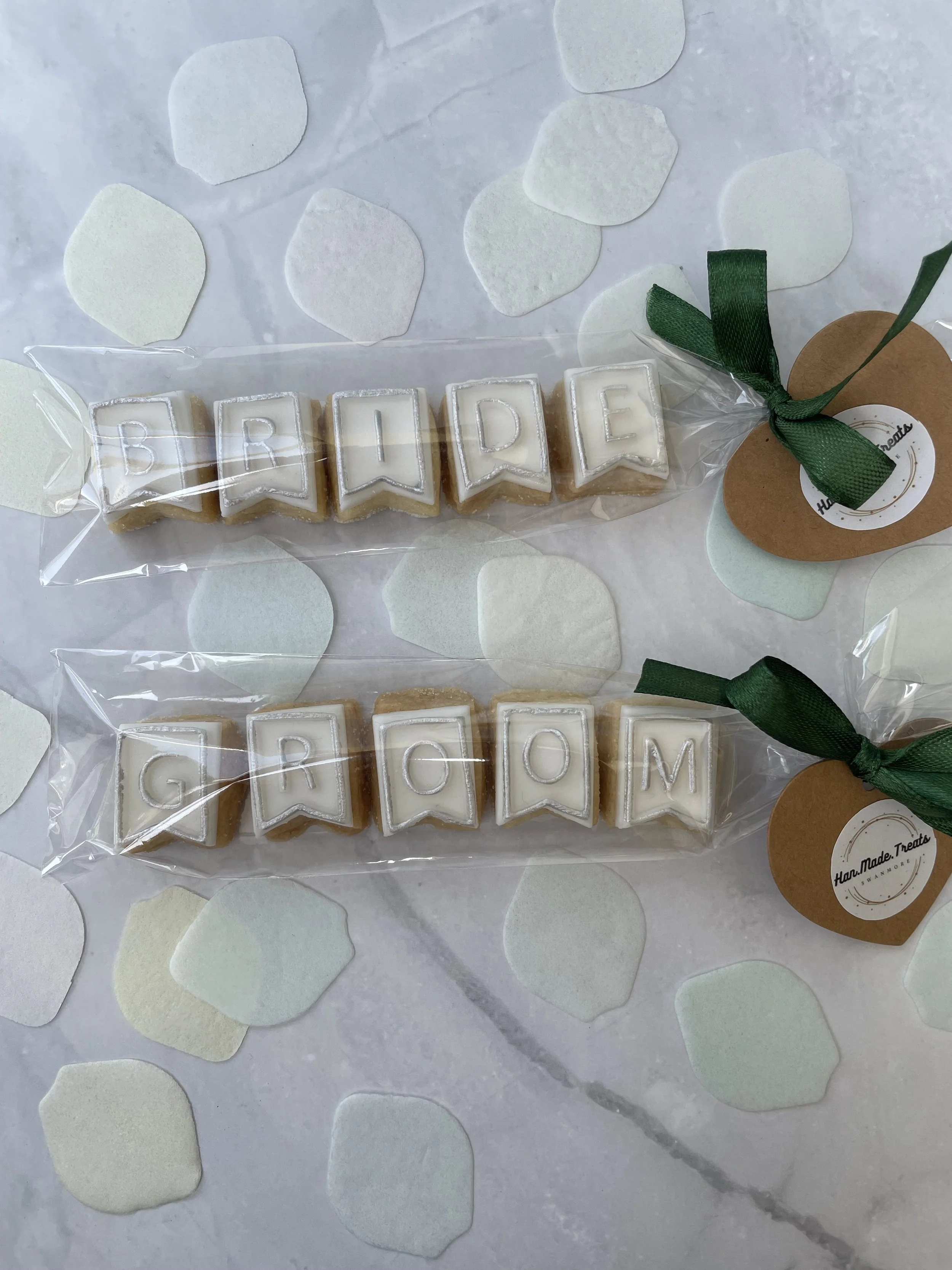 Bitesize Bunting Placenames - personalised with each guest name. From £4 each