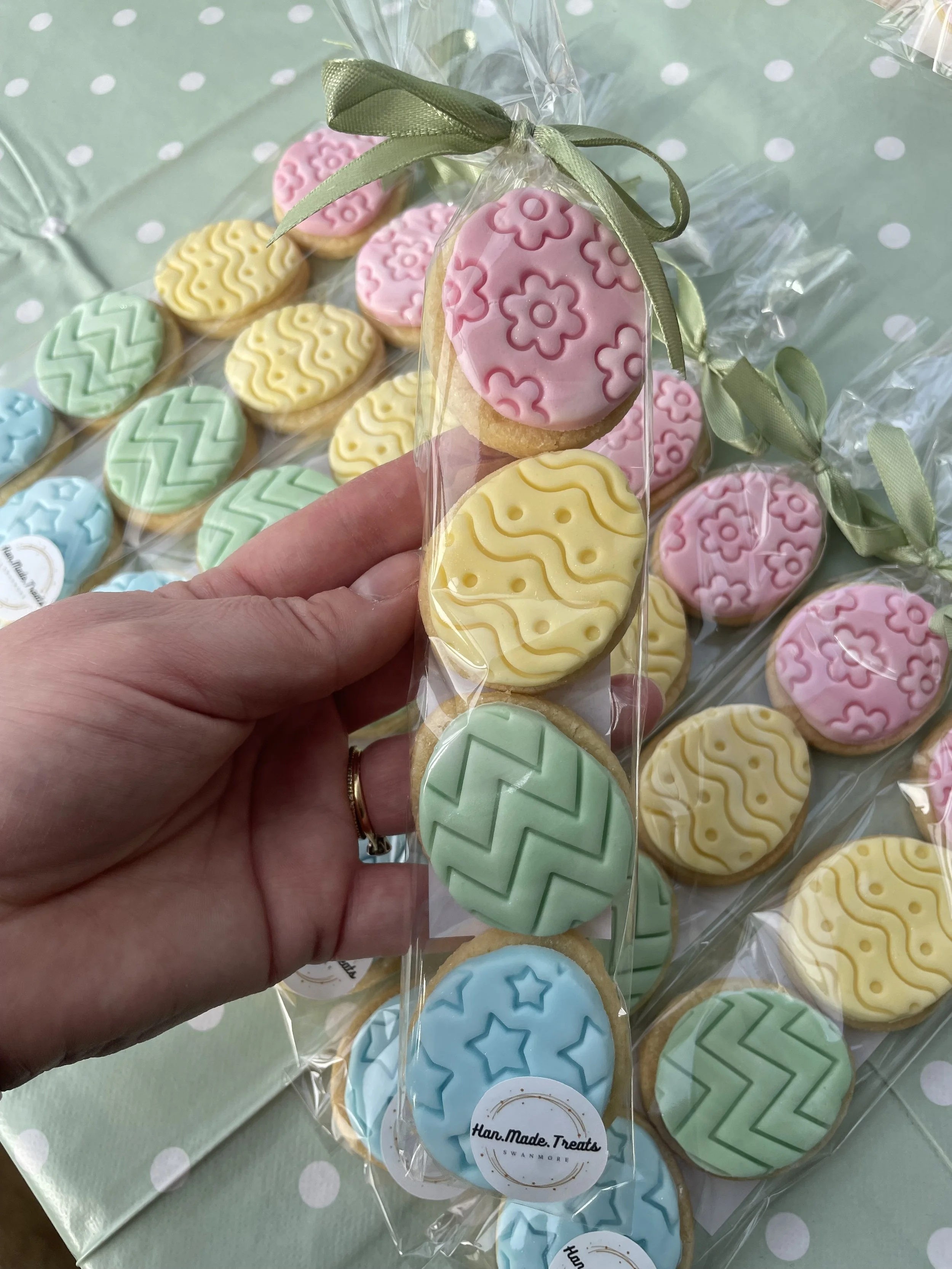 Pack of 4 Shortbread Easter Eggs - £4