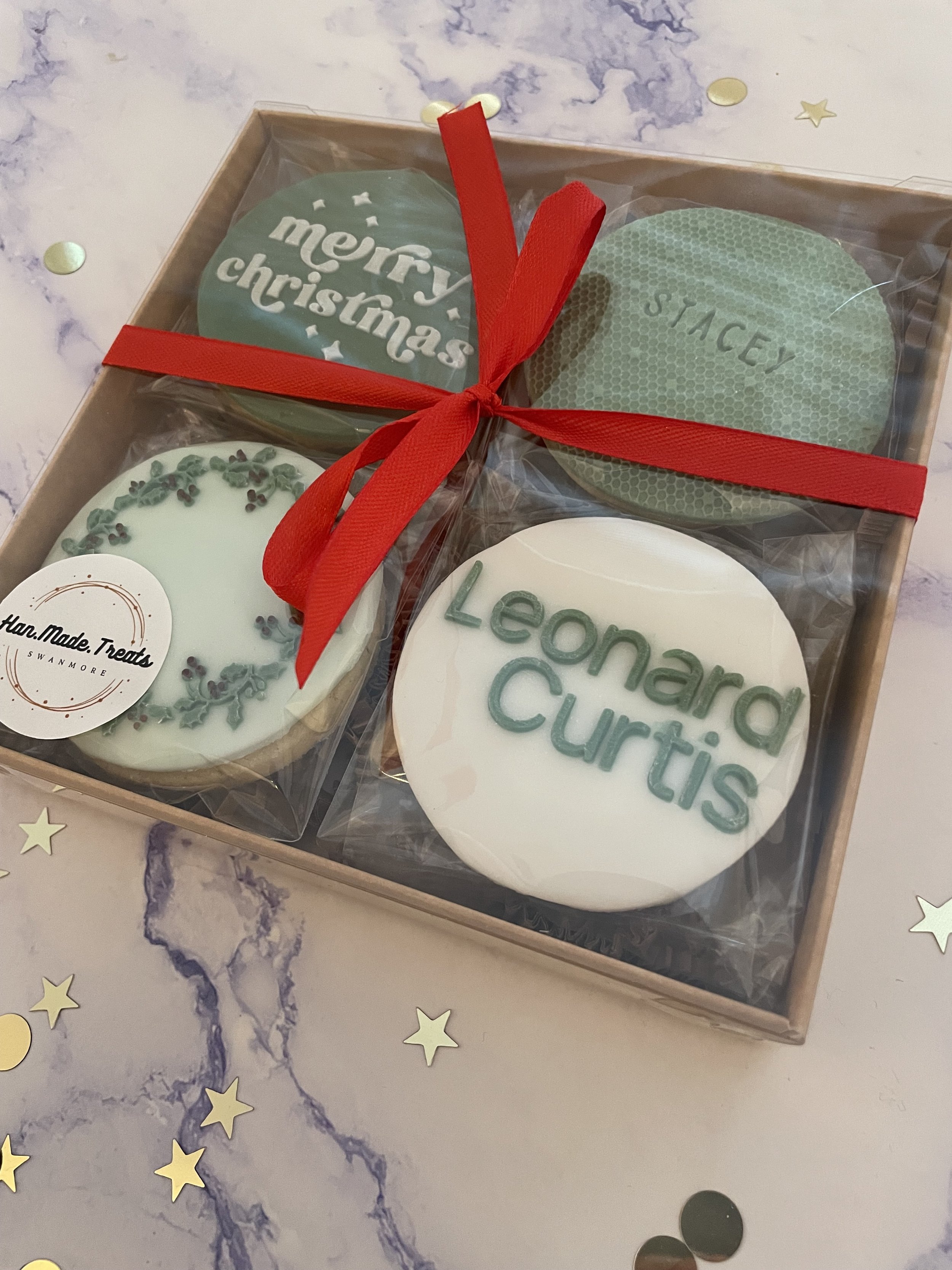 Corporate Gift Shortbread Boxes including logo biscuit. Email for quote 