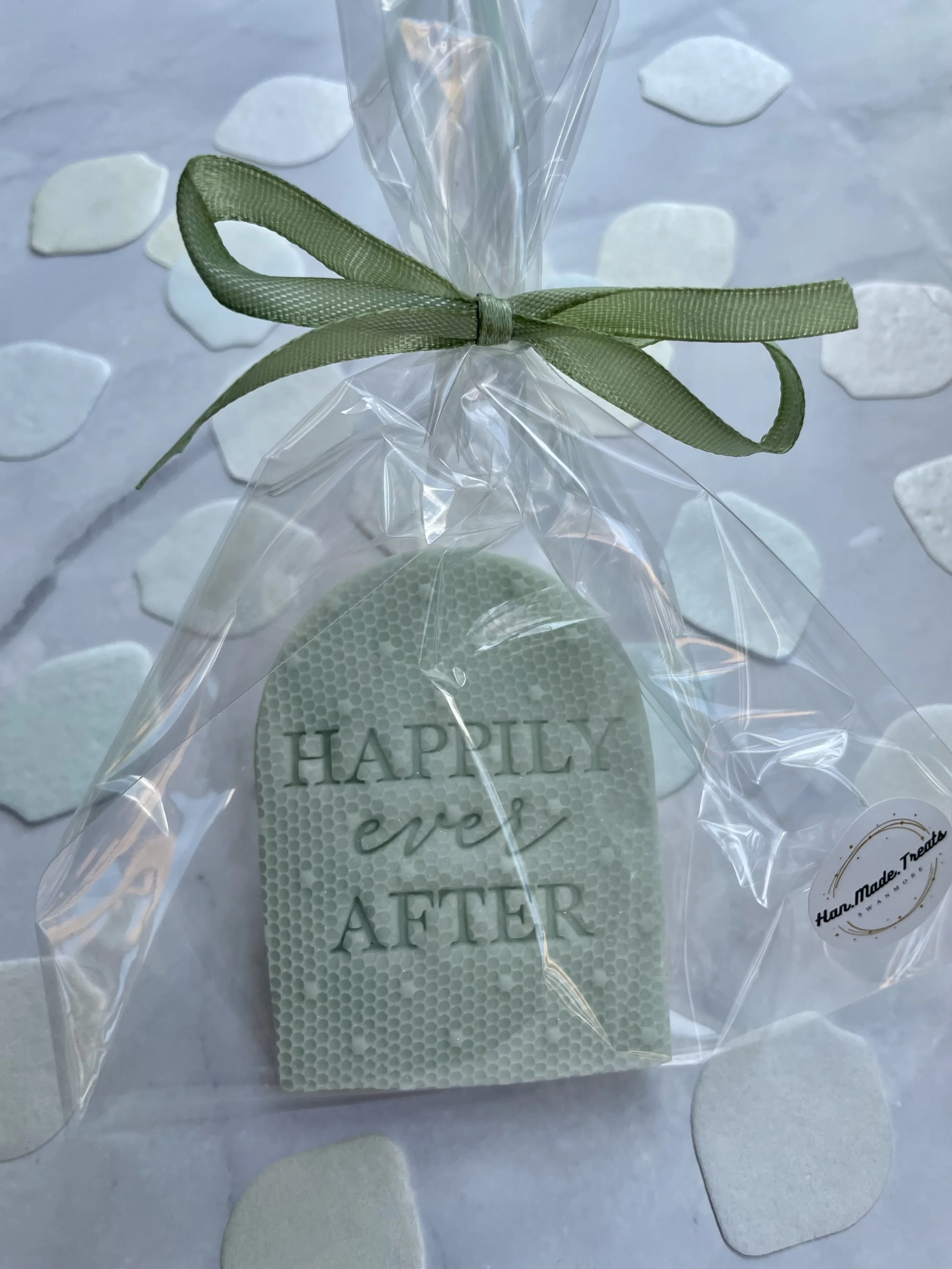 'Happily Ever After' Wedding Favour Shortbread Biscuit. From £3 each. Min order 30
