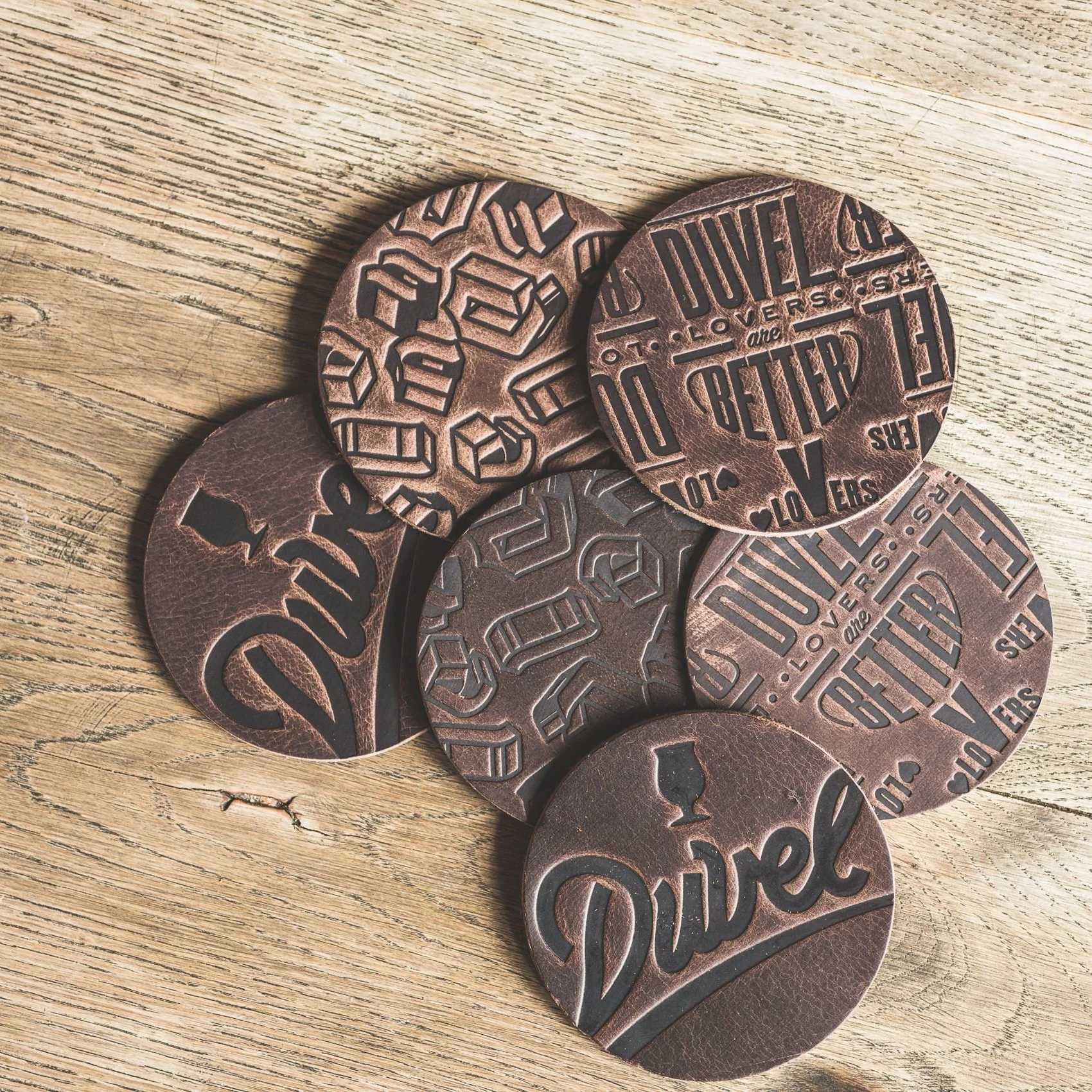 Duvel Coasters (dark brown)