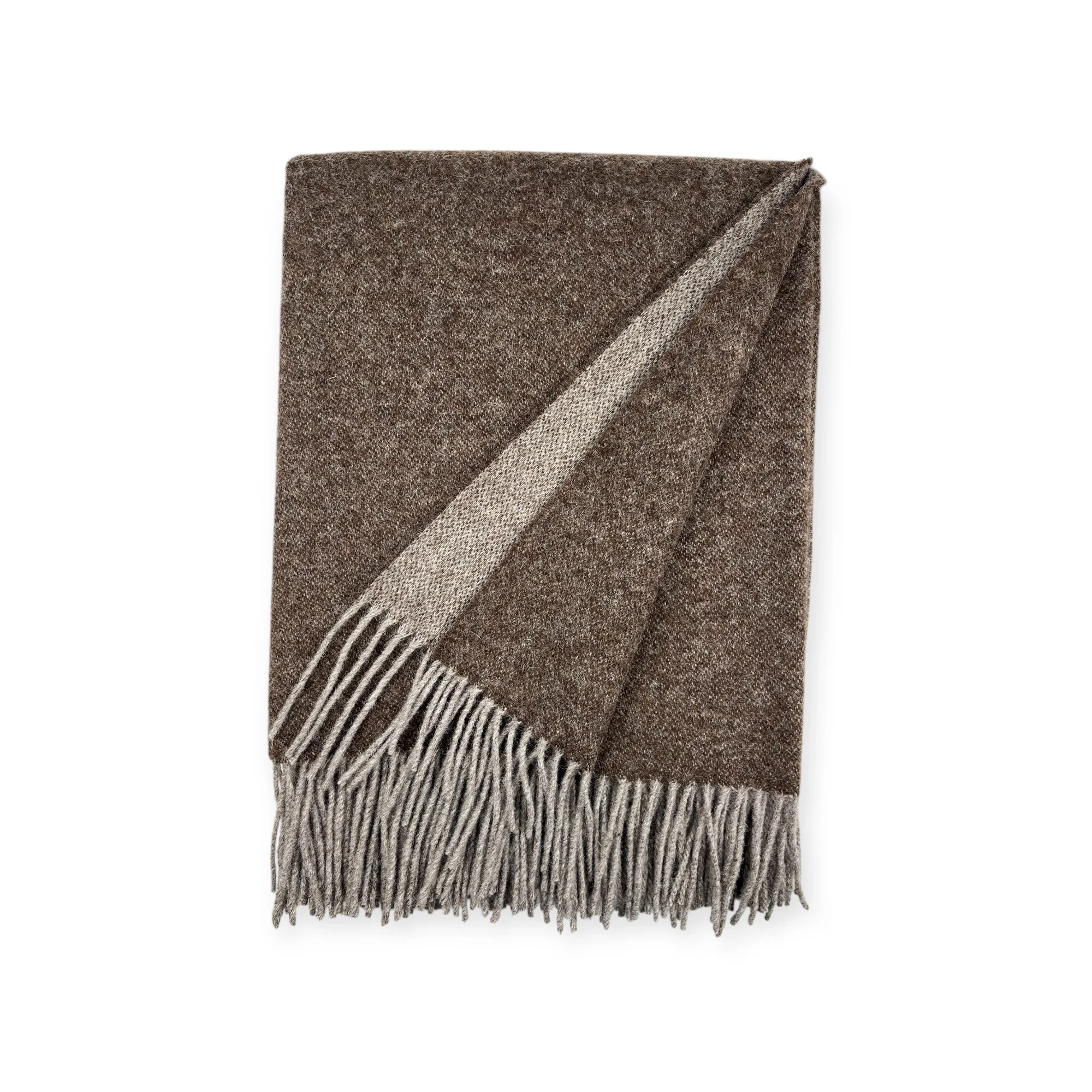 2 Sided Plaid Dark Brown