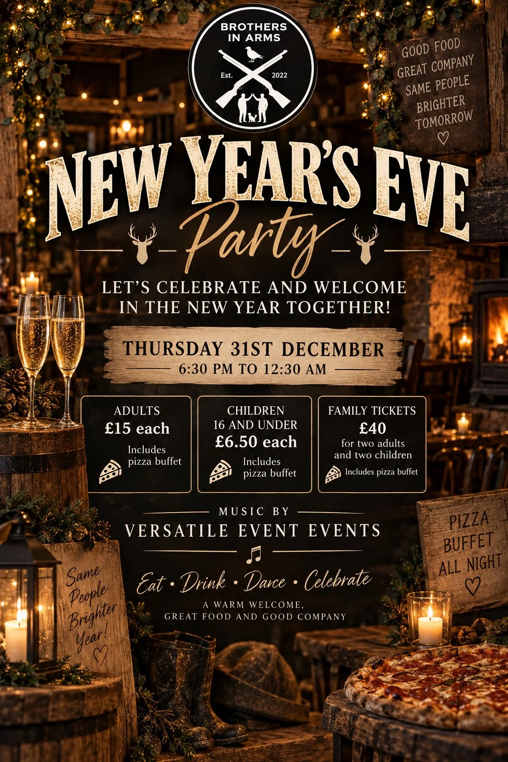 NEW YEARS EVE FAMILY TICKET