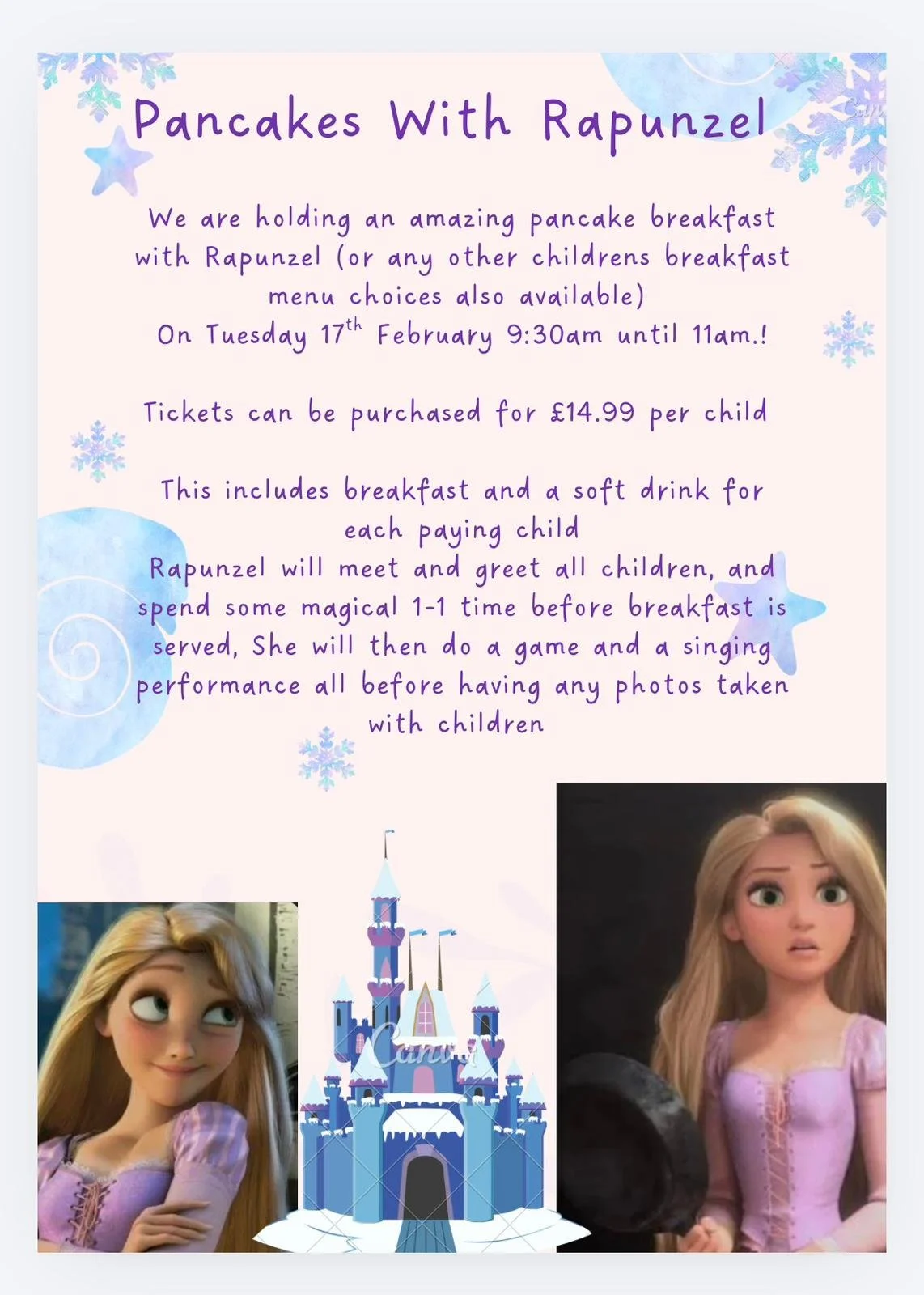 Pancakes with Rapunzel