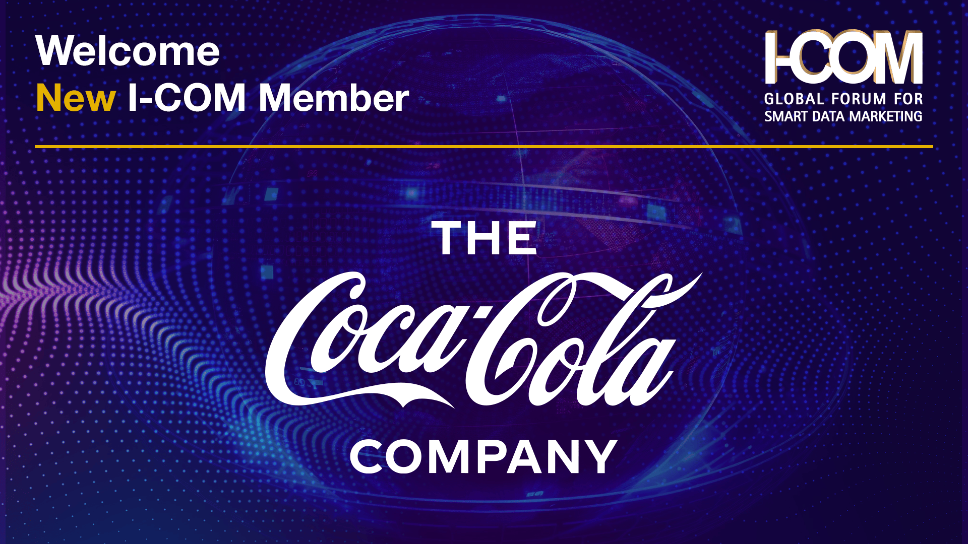 Welcome to the I-COM Community, Coca-Cola!