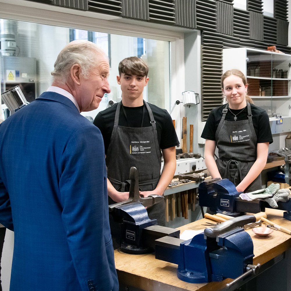 King Charles III visits the Goldsmiths’ Centre on its 10th Anniversary