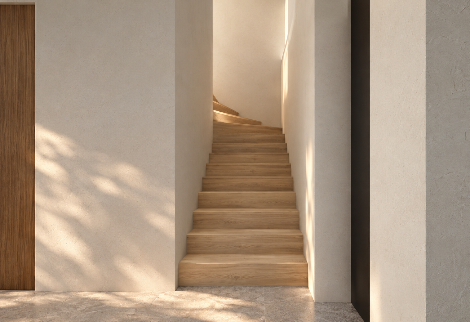 Villa Solstad interior stairs Nordström Kelly Arkitekter.png