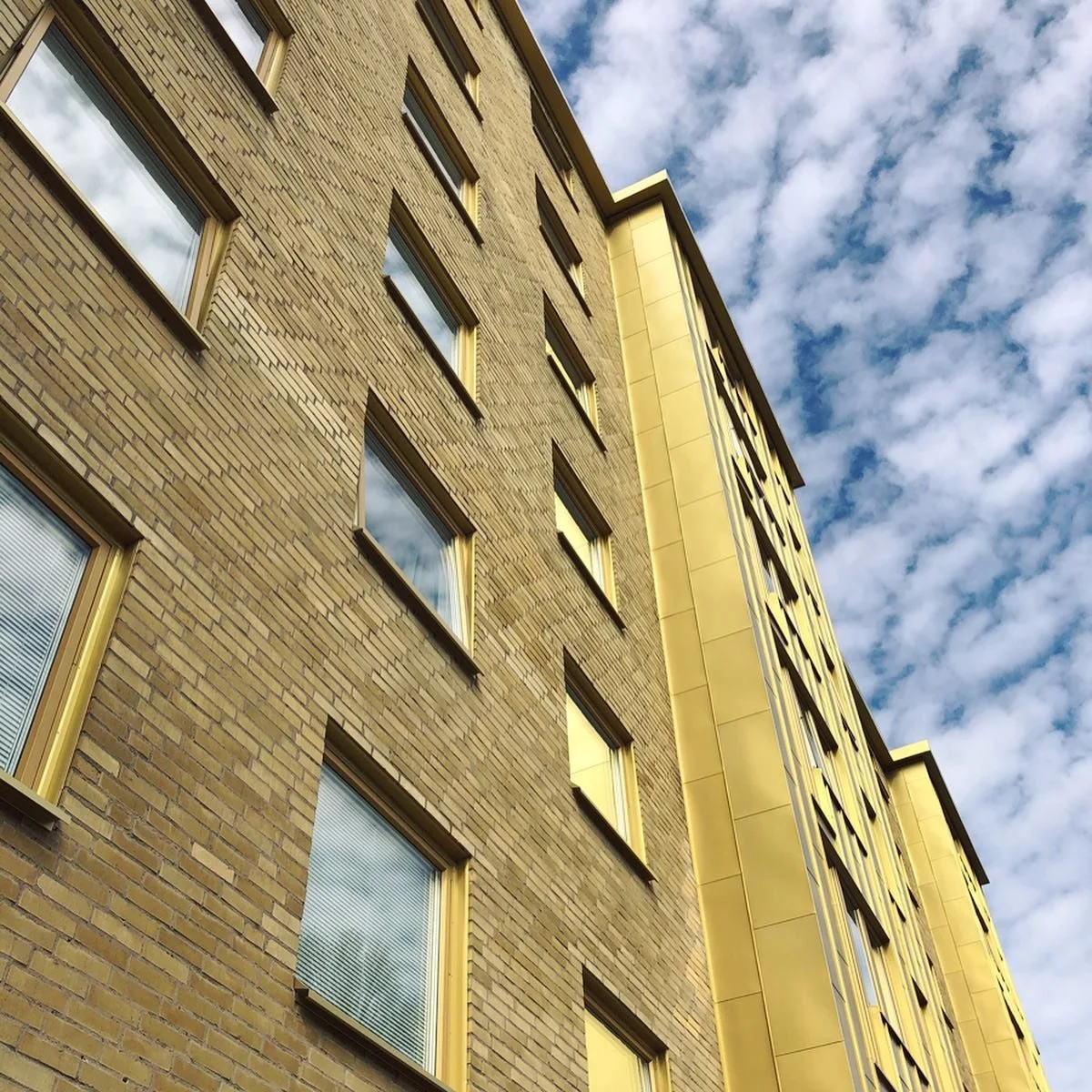 Resultat fasad mot gatan