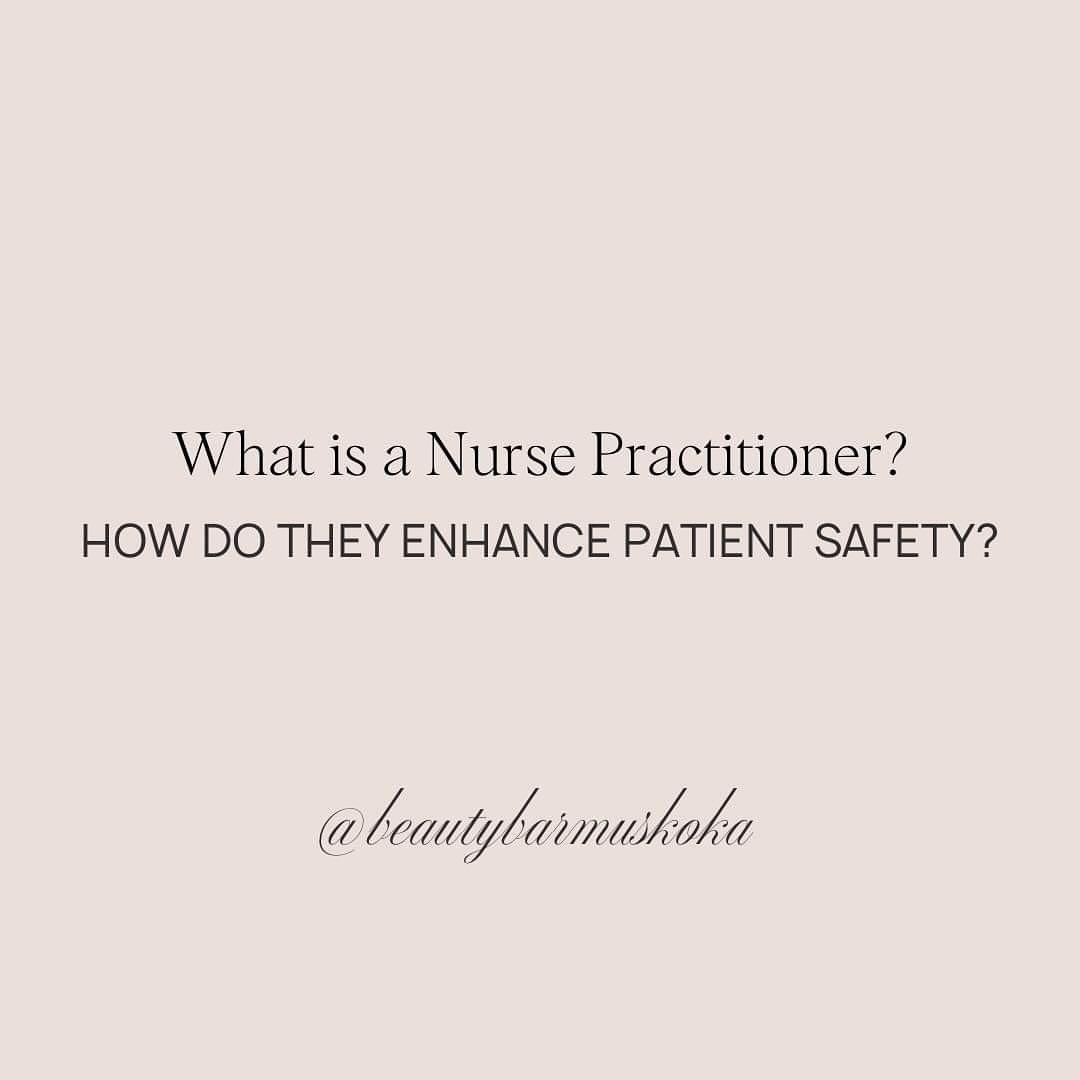 So you know that Nurse Brianna is an NP 👩🏼&zwj;⚕️ but what does that mean for your experience here at Beauty Bar Muskoka?

Swipe 👉🏼 to discover what sets our Nurse Practitioner-led clinic apart, and learn more about our commitment to your safety 