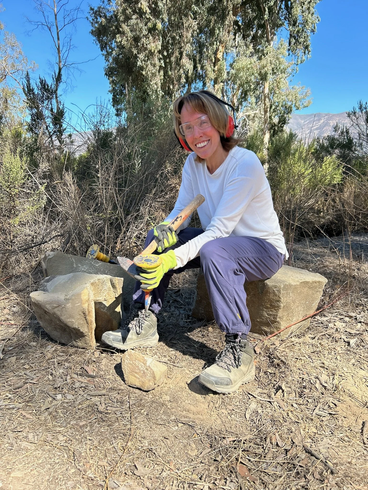 Rock step building with Keith
