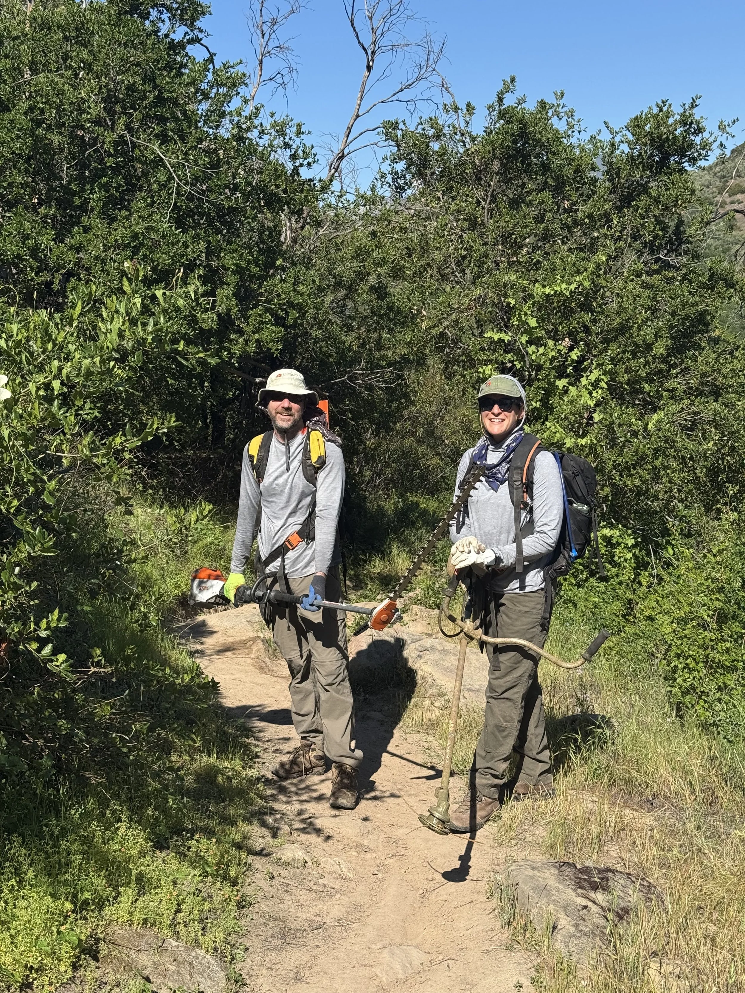 Trail clearance with Linda 