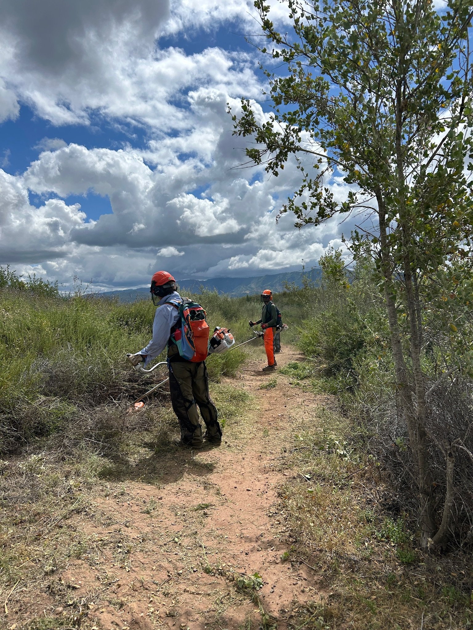 Trail clearance with Keith