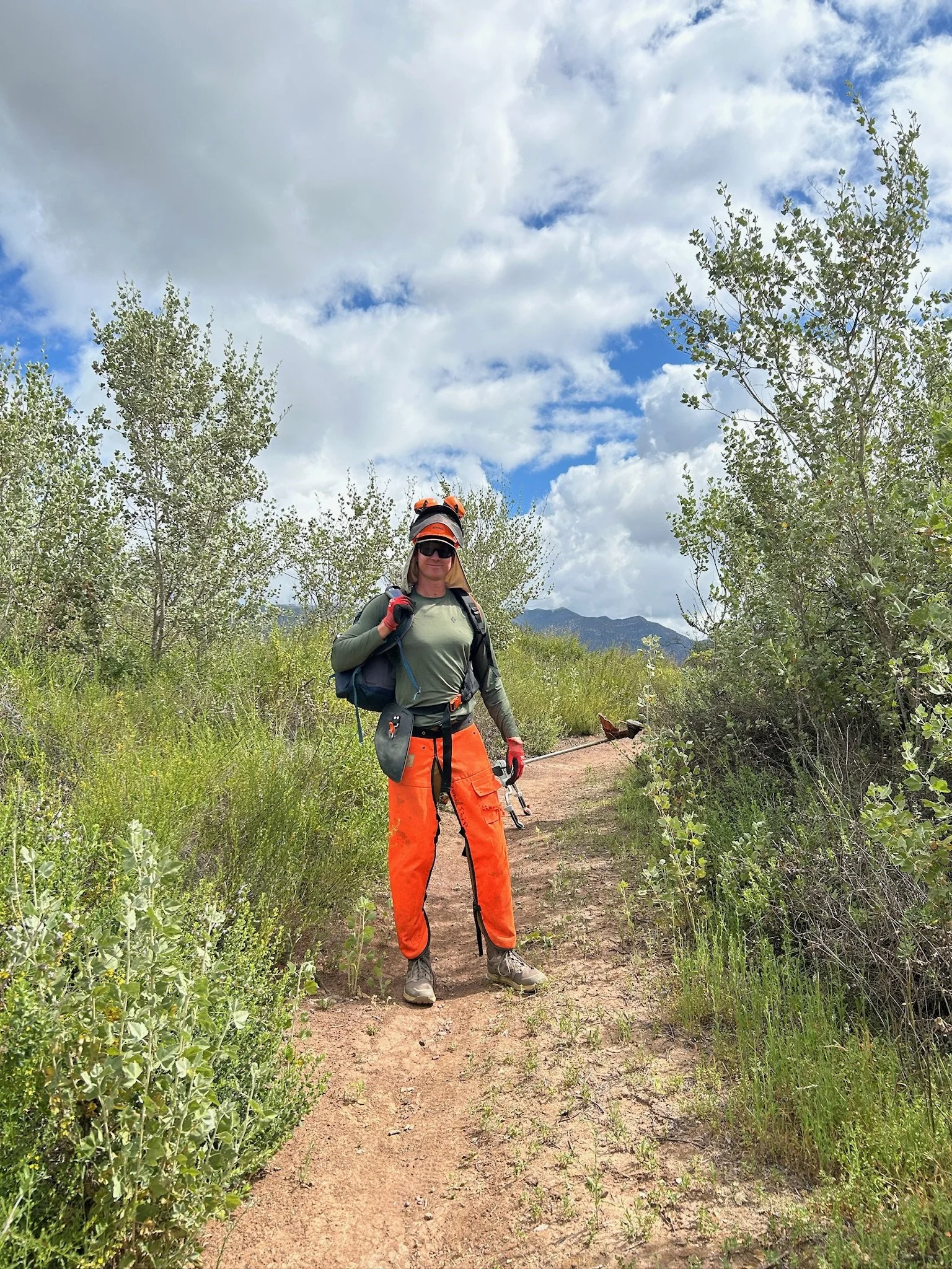 Trail clearance with Keith