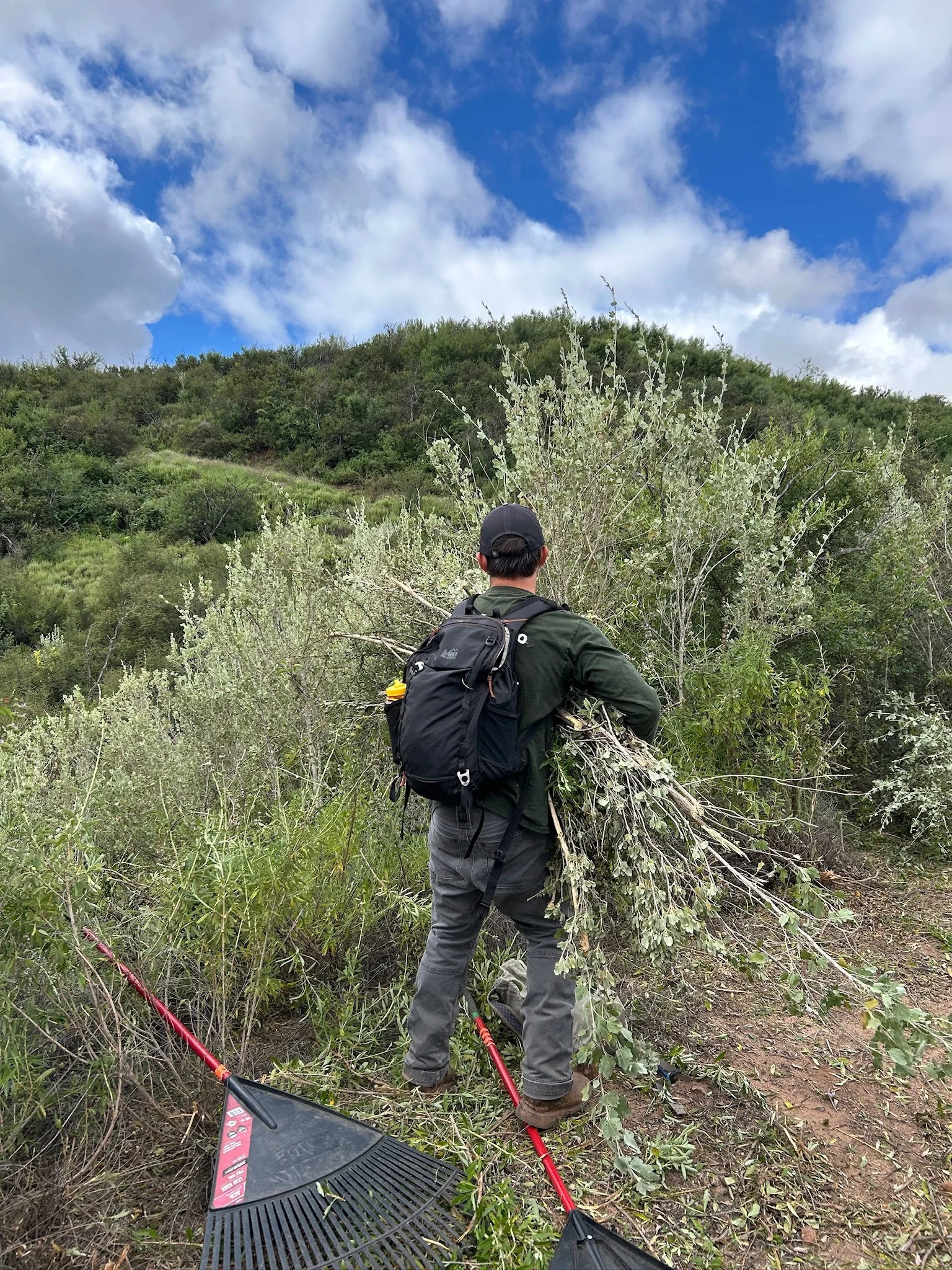 Trail clearance with Keith
