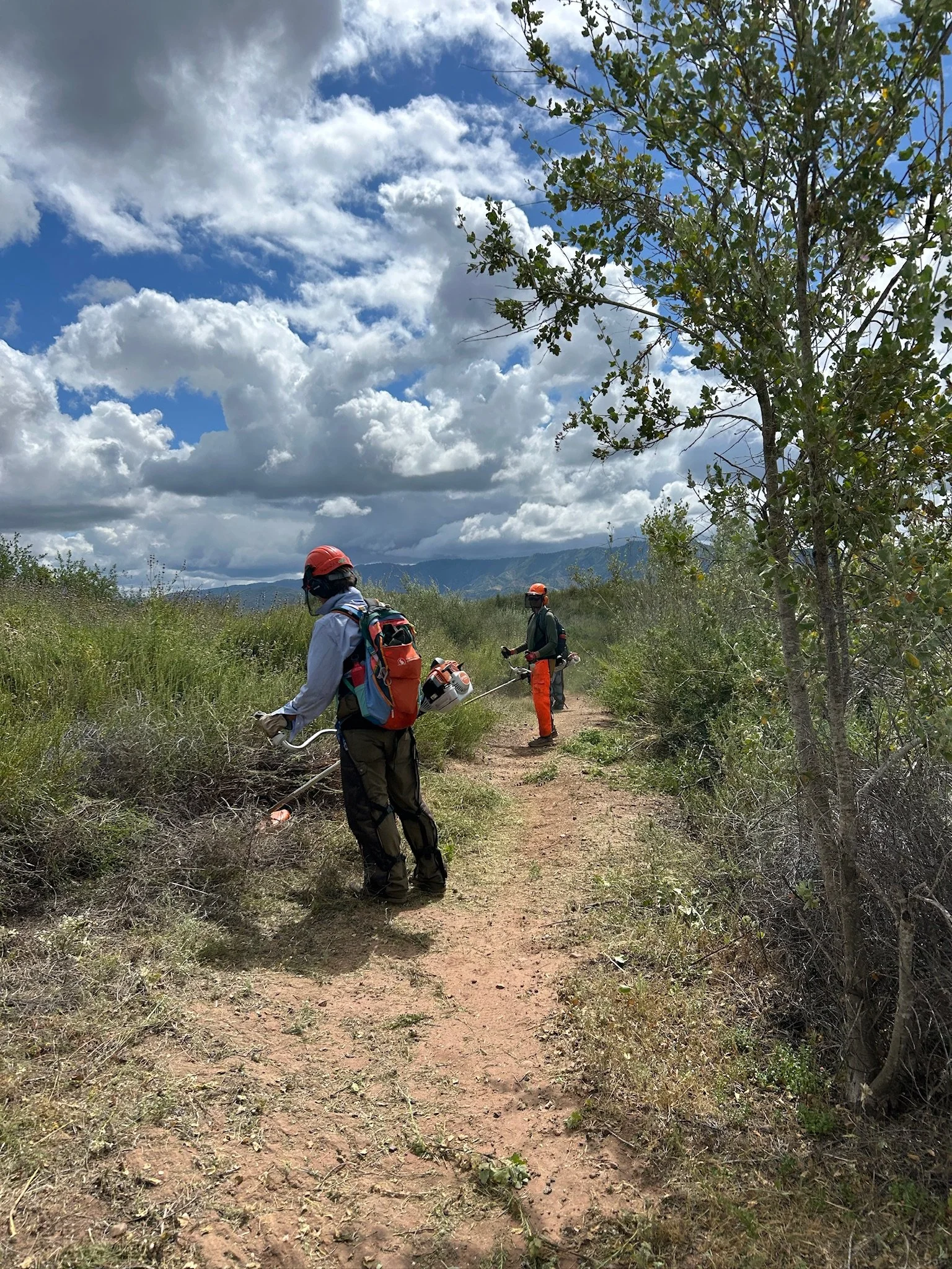 Trail clearance with Keith