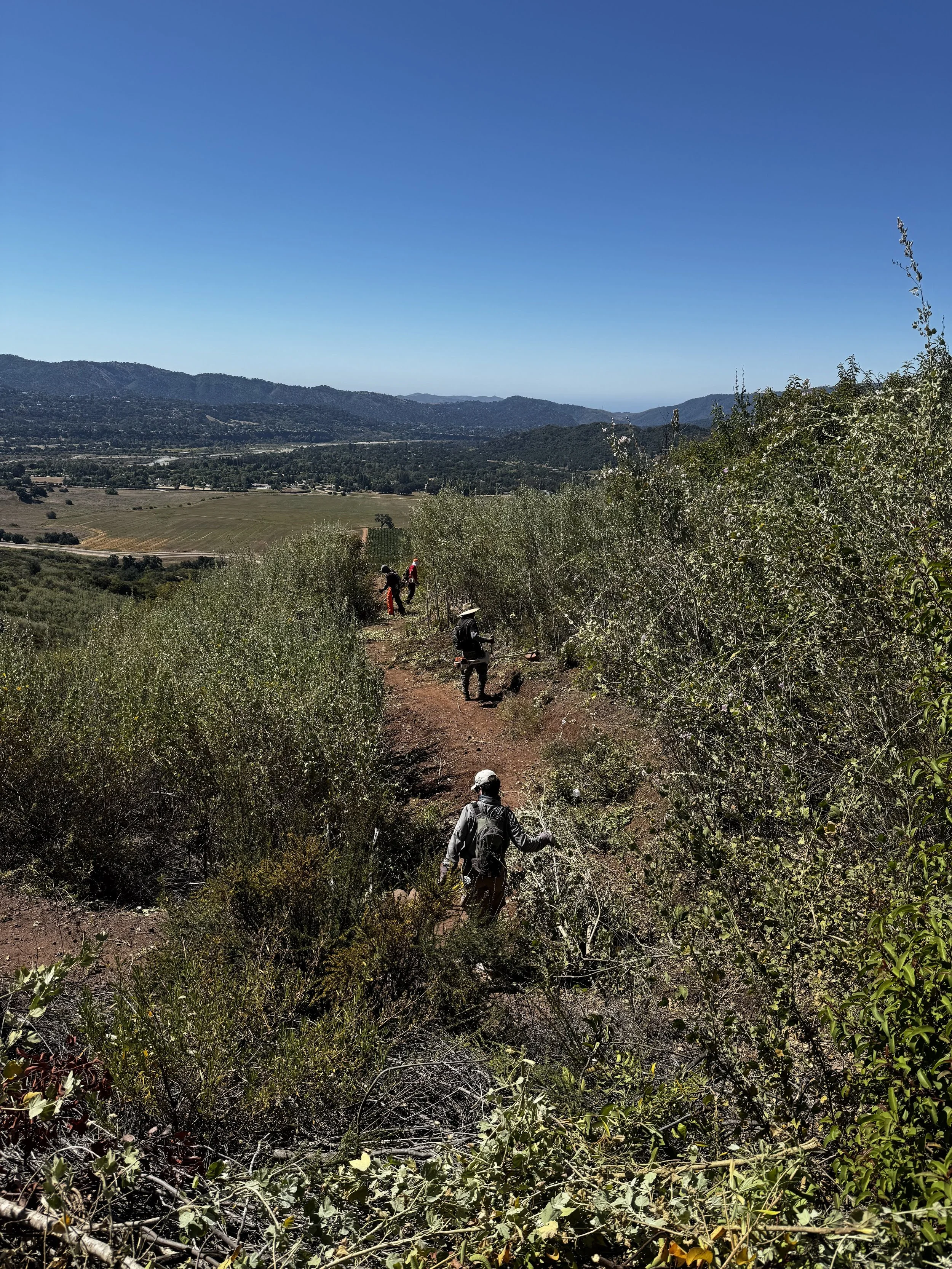 Trail clearance with Keith