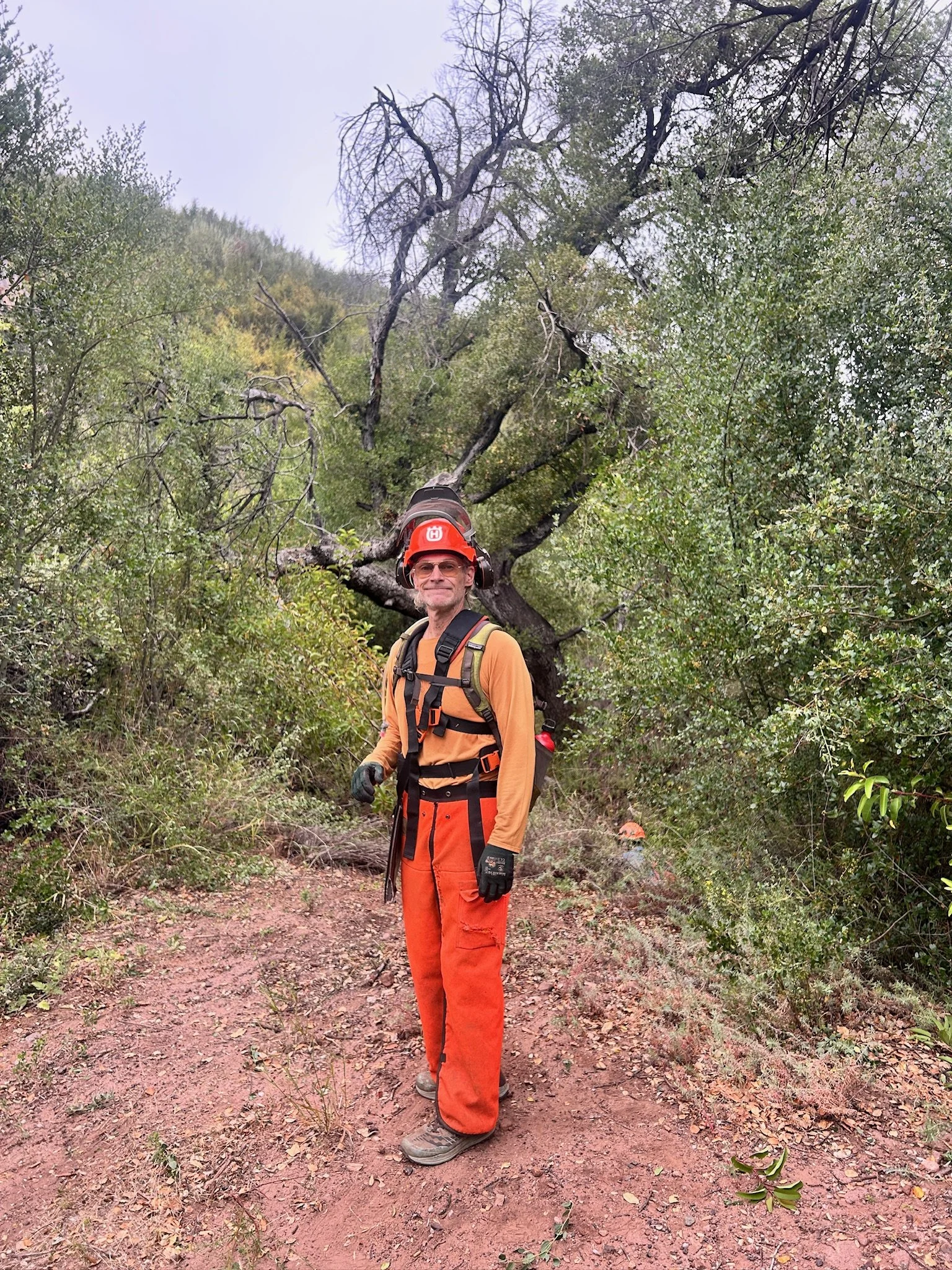 Trail clearance with Anthony