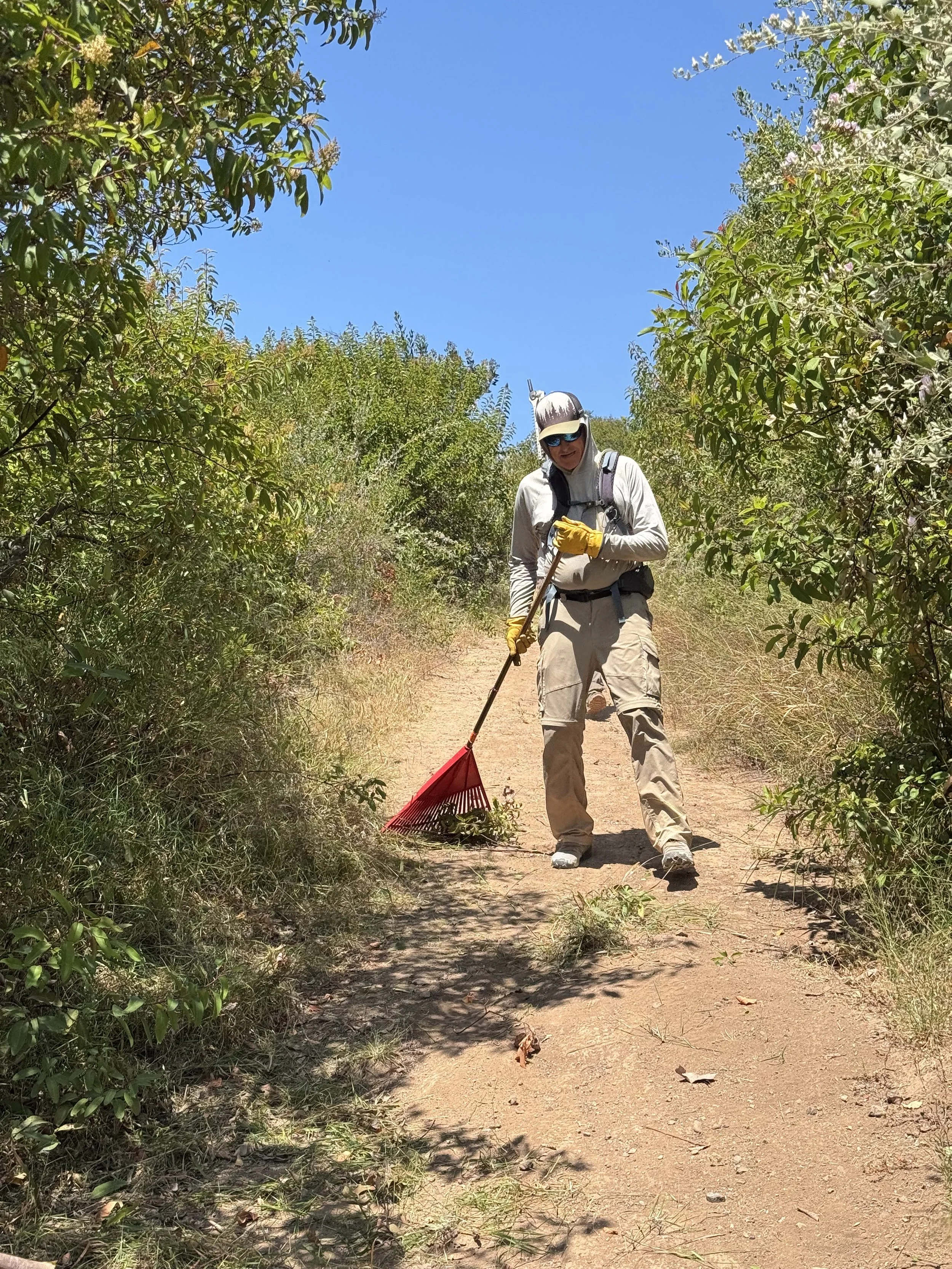 Trail clearance with Keith