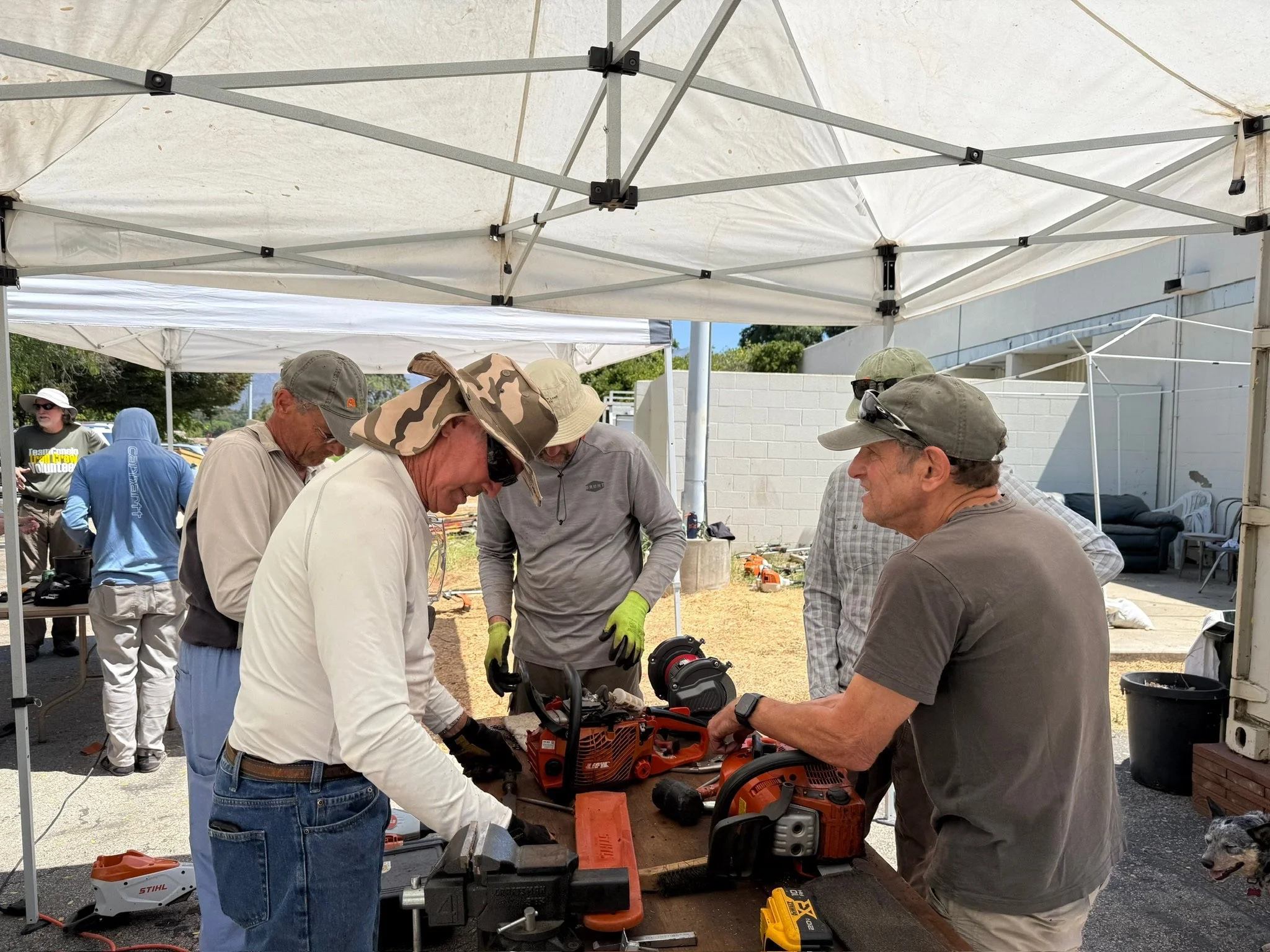 Tool Maintenance and Pizza Party