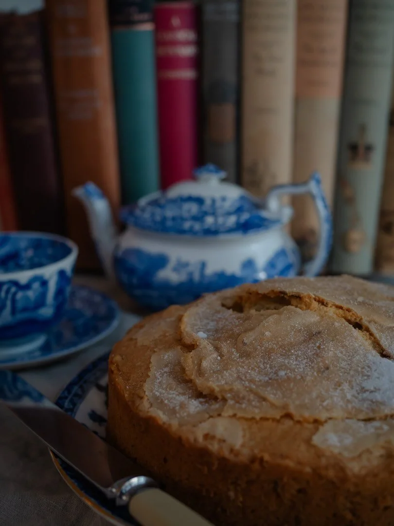 After devouring our delicious Christmas cake, rich with fruit and sweet with icing, my body craves something a little simpler now. Caraway Seed Cake is one of my absolute favourite cakes, with its fragrant scent of nutmeg and mace, and its crunchy, s