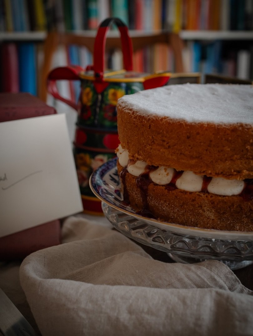 🍰&nbsp;Today we are celebrating Dad&rsquo;s 79th Birthday, so I think this Victoria Sandwich, oozing with a vintage 2024 homemade strawberry jam, can pass as the birthday cake! 

Plus, unlike most shop-bought cakes, it contains only six ingredients!