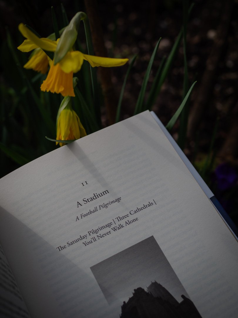 Chapter titled “A Stadium, A Football Pilgrimage” in On This Holy Island by Oliver Smith