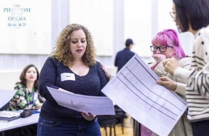 Phantom Of The Opera rehearsals